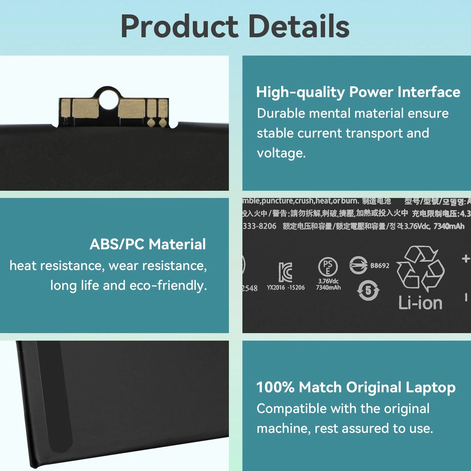 K KYUER A1547 Tablet Battery Compatible with iPad Air 2 A1566 A1567