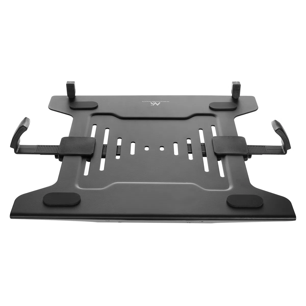 Maclean MC-764 uchwyt na laptopa adapter do uchwytów monitora VESA 75 x 75 100 x 100 mm do laptopów 23-42 cm, maksymalne obciążenie 4,5 kg, oszczędność miejsca, bezpieczny i łatwy