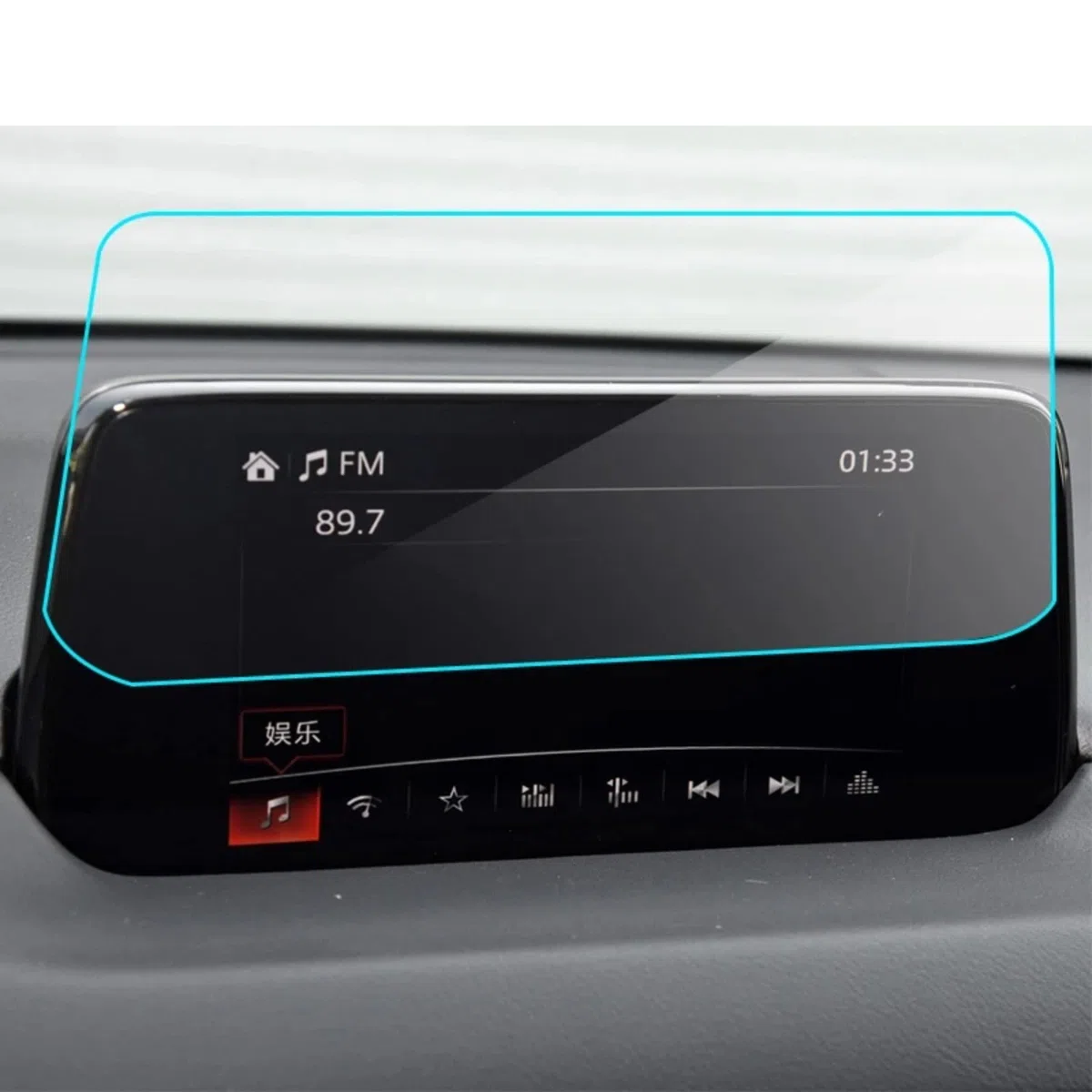 Nawigacja samochodowa Szkło hartowane Ekran LCD Folia ochronna Naklejka Osłona Dla mazdy CX-5 CX5 CX 5 2020