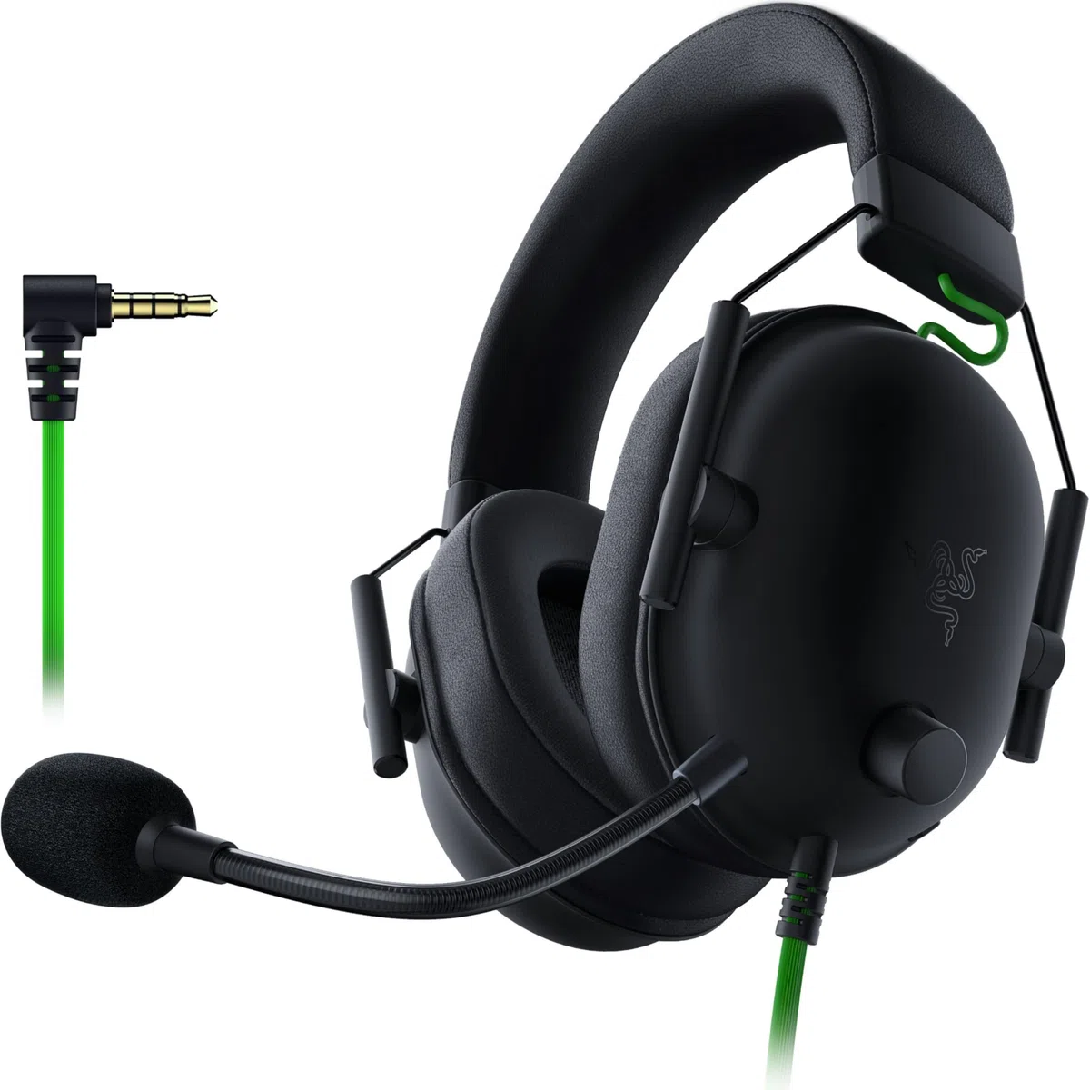 Razer Zestaw słuchawkowy do gier BlackShark V2 X: dźwięk przestrzenny 7.1, sterowniki 50 mm, poduszka z pianki z pamięcią kształtu, PC, PS4, PS5, Nintendo Switch, Xbox One, Xbox Series X i S, mobilne,