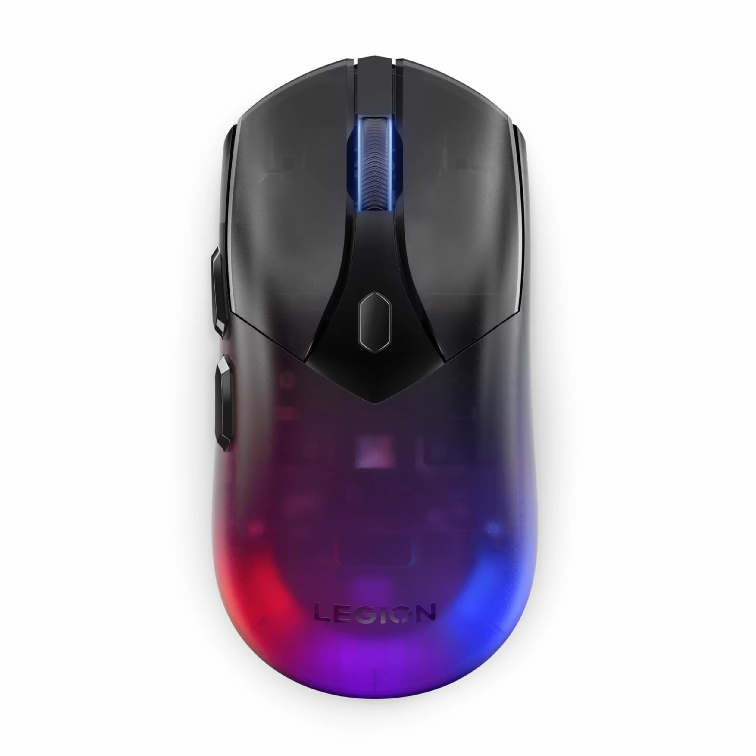 Lenovo Legion M410 bezprzewodowa mysz do gier RGB 16000 dpi 400 IPS czarny przezroczysty