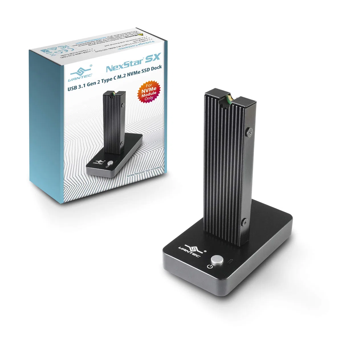 NexStar SX, stacja dokująca SSD USB 3.1 Gen 2 typu C M.2 NVMe (NST-D208C3-BK)