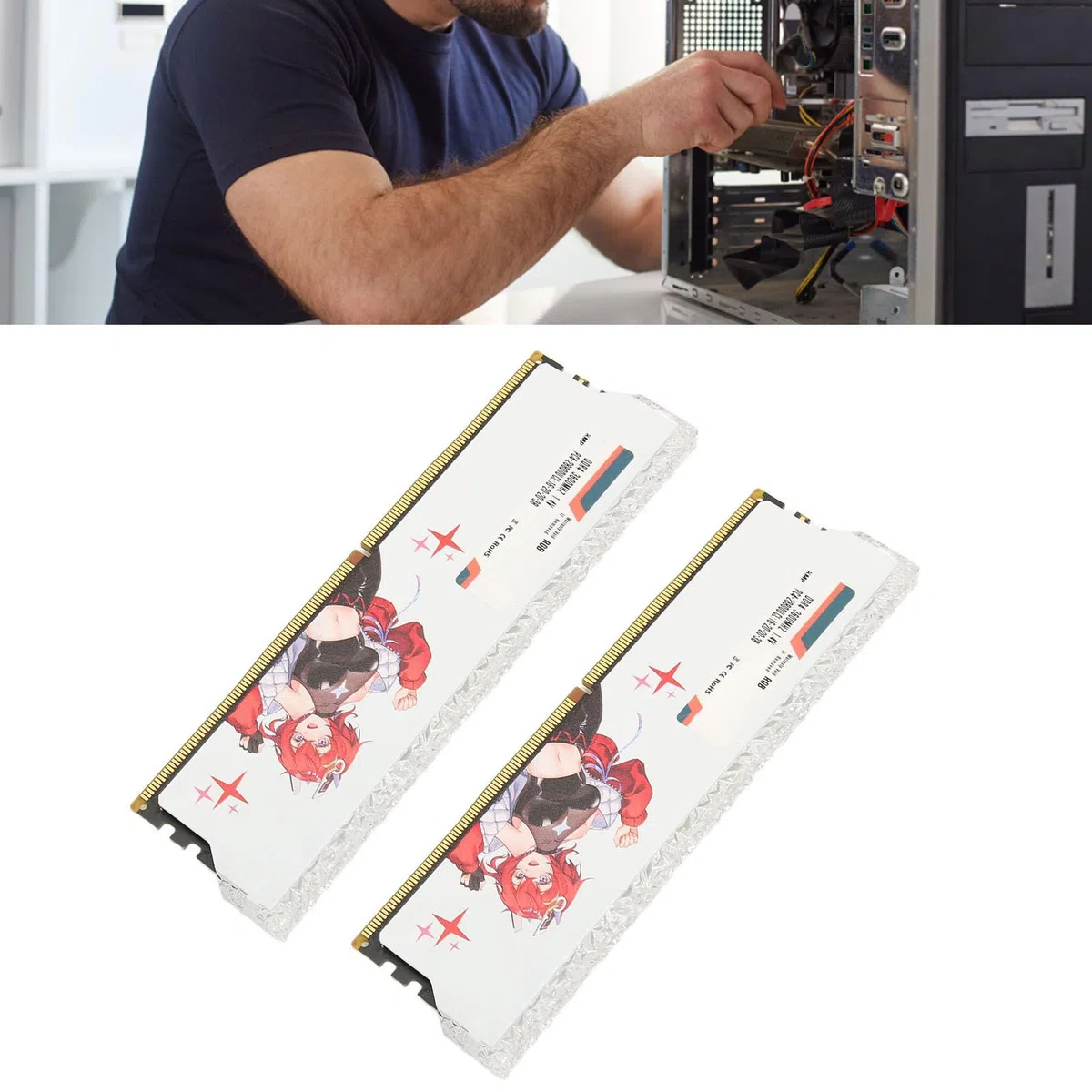 Pamięć Komputera do Gier DDR4 3600 MHz CL16, XMP 2.0 Przetaktowywanie Jednym Kliknięciem, Wysoka prędkość 1,35 V, Aluminiowe Odprowadzanie Ciepła, moduł Pamięci RAM do Komputerów (32 GB