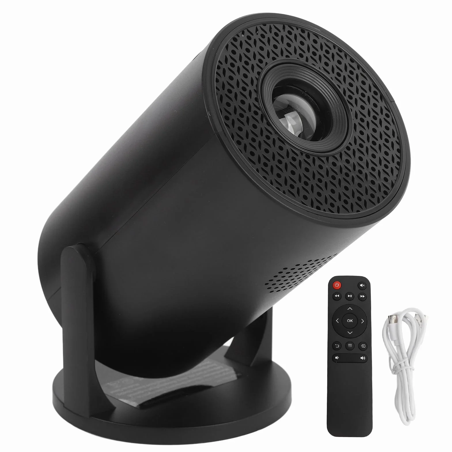 Zunate Przenośny Projektor, 1080p Full HD 150 ANSI 8000LM jasność z i Fidelity Fidelity, na Patyki na Smartfony z Laptopem