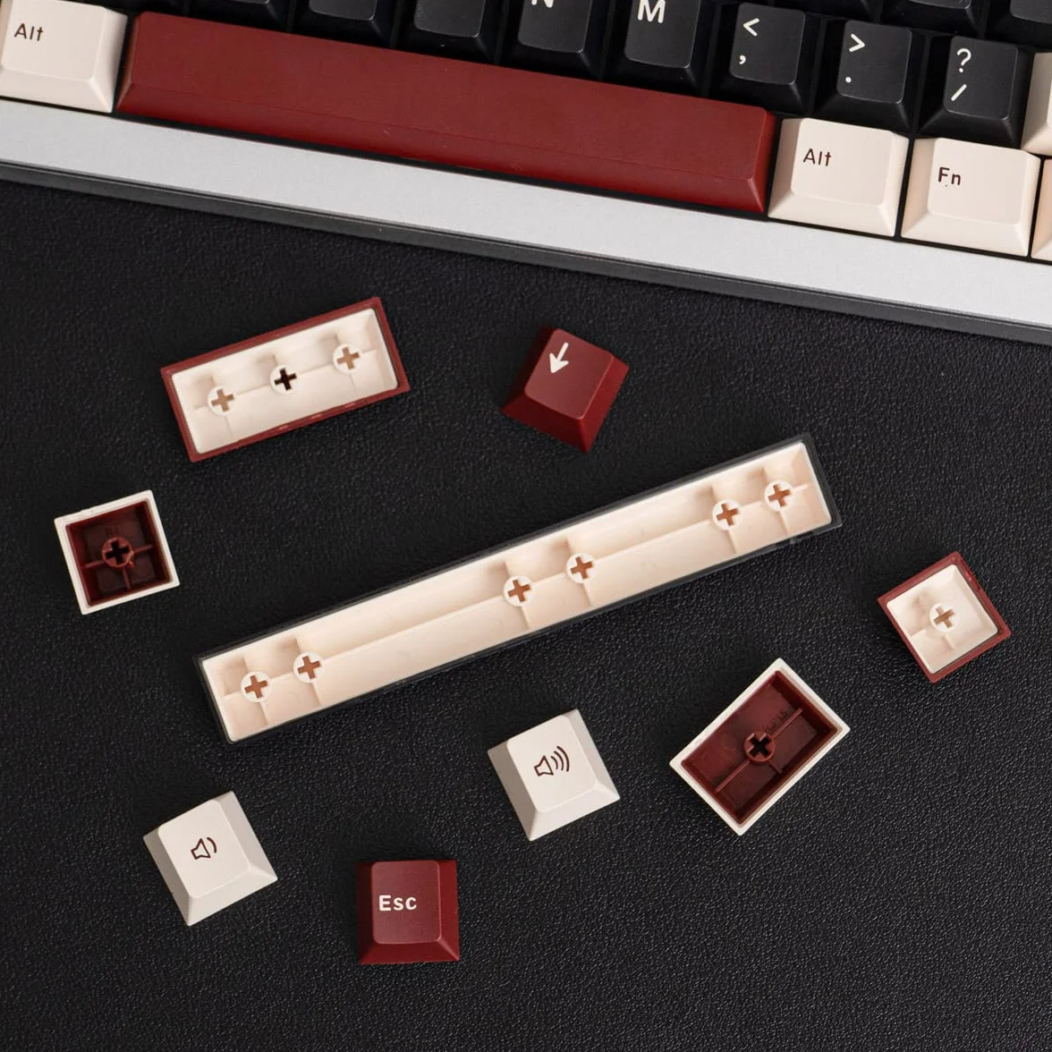 172 klawisze Doubleshot Keycap Cherry Profile Rome zestaw nasadek klawiszy pasuje do 61/64/87/104/108 Cherry Mx Switches klawiatura mechaniczna