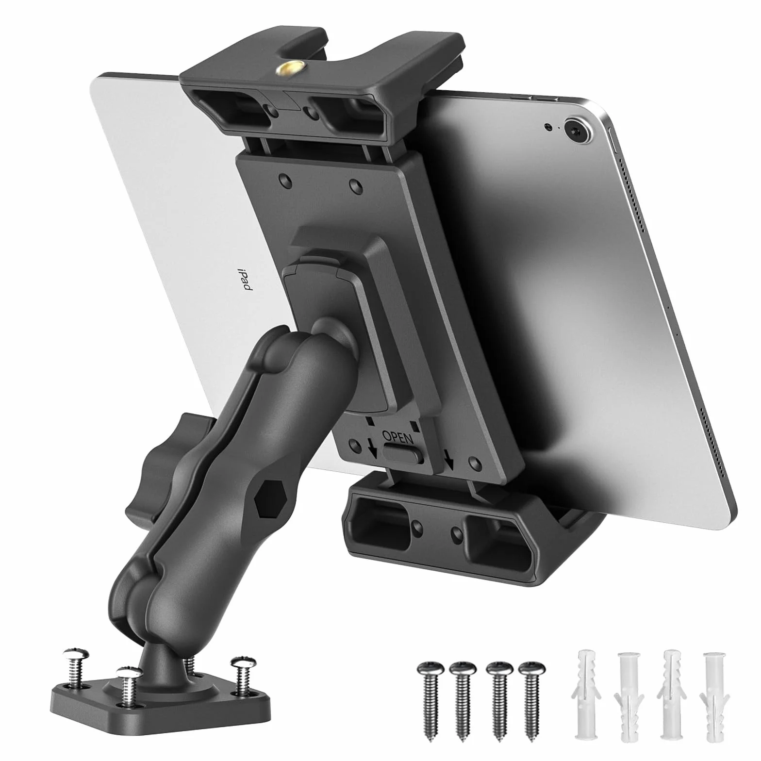 OHLPRO Uchwyt Samochodowy do Tabletu 5"-13" Kompatybilny z Samsung Tab Wytrzymała Podstawa