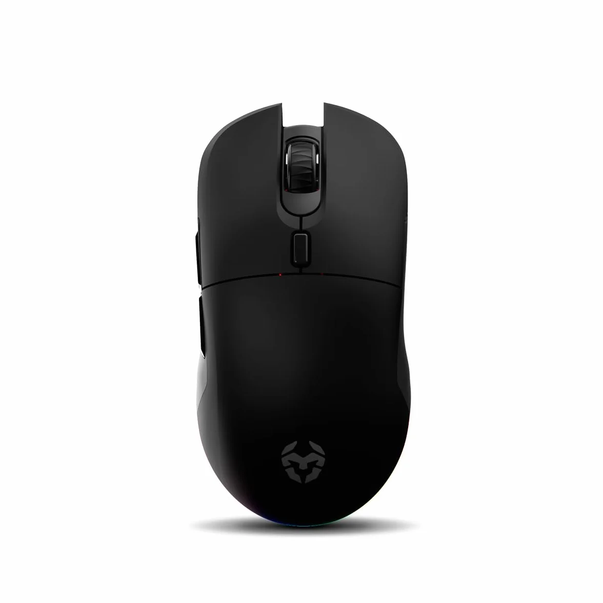 KROM KOMET Bezprzewodowa mysz do gier RGB, czujnik Pixart PMW 3212, 8 przycisków, 5 DPI 2400, 2,4 GHz, czarna