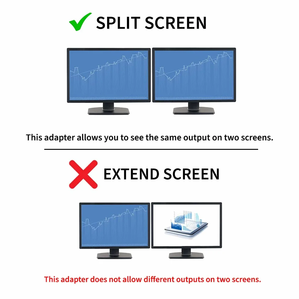 StarTech.com Kabel rozdzielający DVI 0,3 m - M/F - DVI-D na 2 x DVI-D podwójny rozdzielacz wideo do monitora komputerowego z podzielonym ekranem (DVISPL1DD)