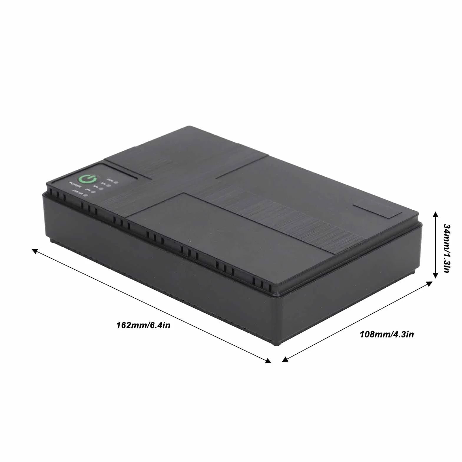 10400mAh Podwójne Wejście UPS Zapasowy Akumulator Mini Powerbank do Routera Modem Kamera Bezpieczeństwa 5V 9V 12V 2A, Wyjście POE 15V 24V 1A, do Rejestratora Linii Papilarnych,