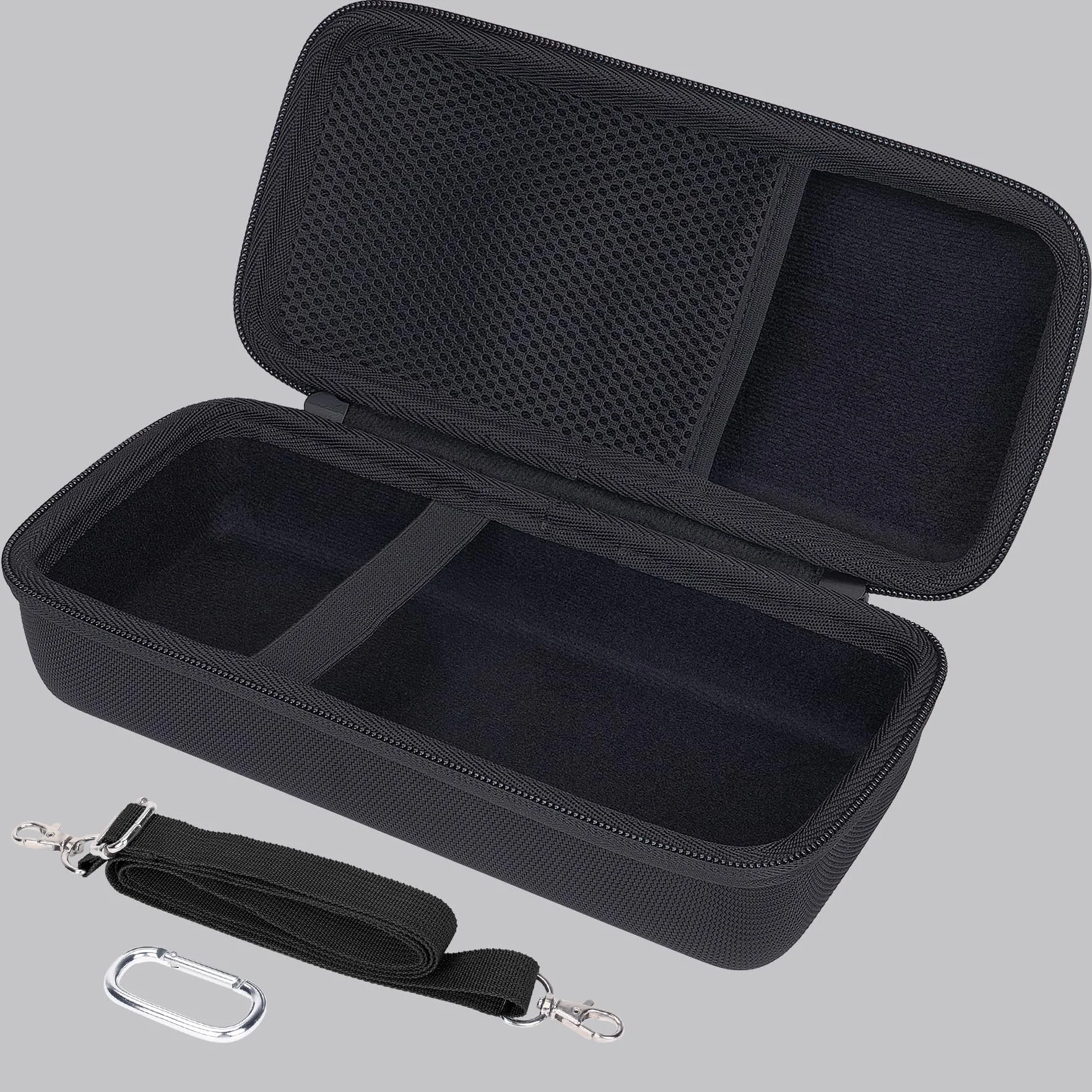 co2CREA Twarde etui podróżne do bezprzewodowego przenośnego głośnika Bluetooth Soundcore Motion 300 Hi-Res, tylko etui, Czarny, for Motion 300, Minimalistyczny