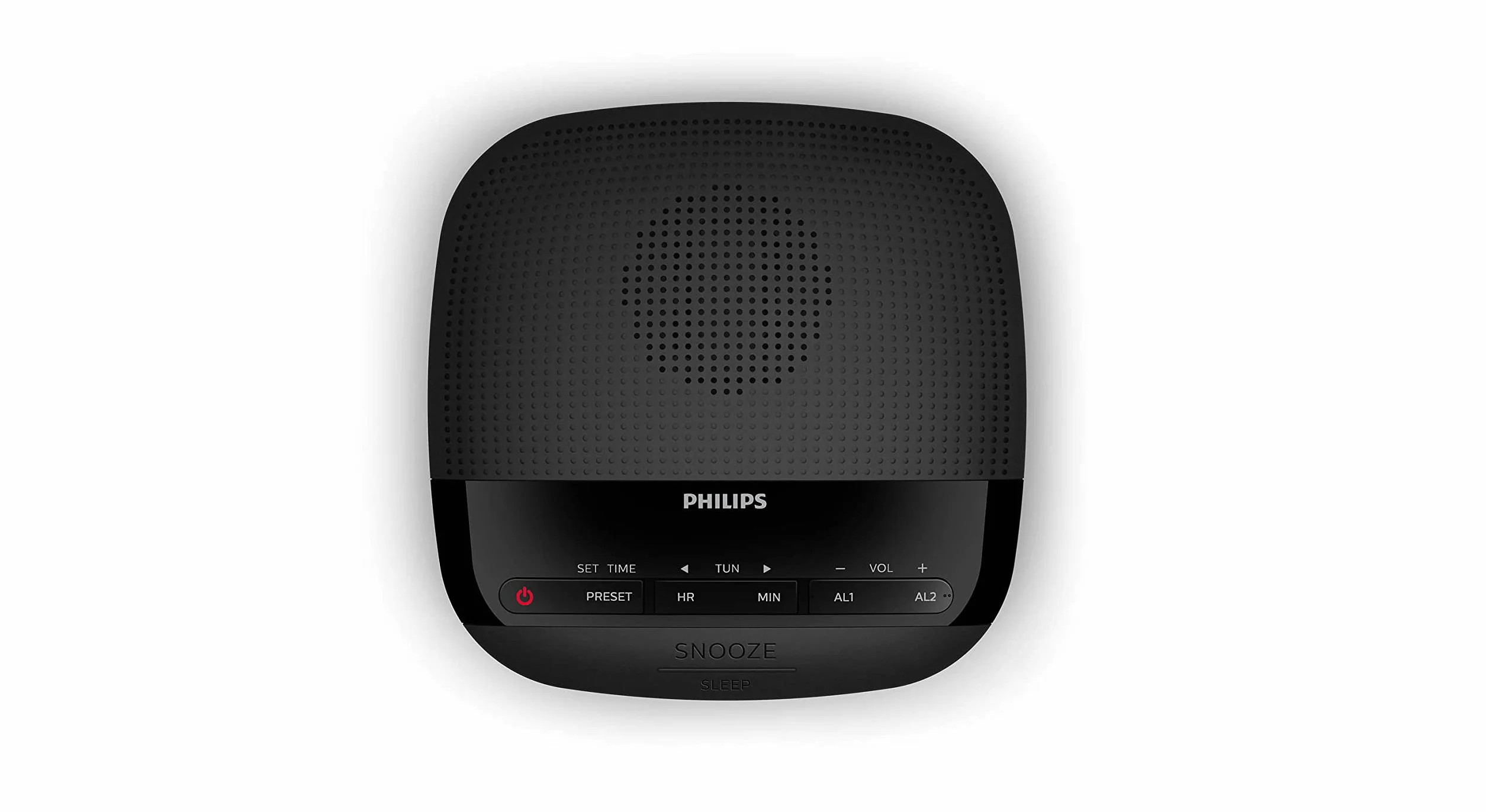 Philips Audio Radiobudzik FM (podwójny alarm, funkcja uśpienia, kompaktowa konstrukcja, radio cyfrowe FM, zabezpieczenie baterii) - 2020/2021 model TAR3205/12