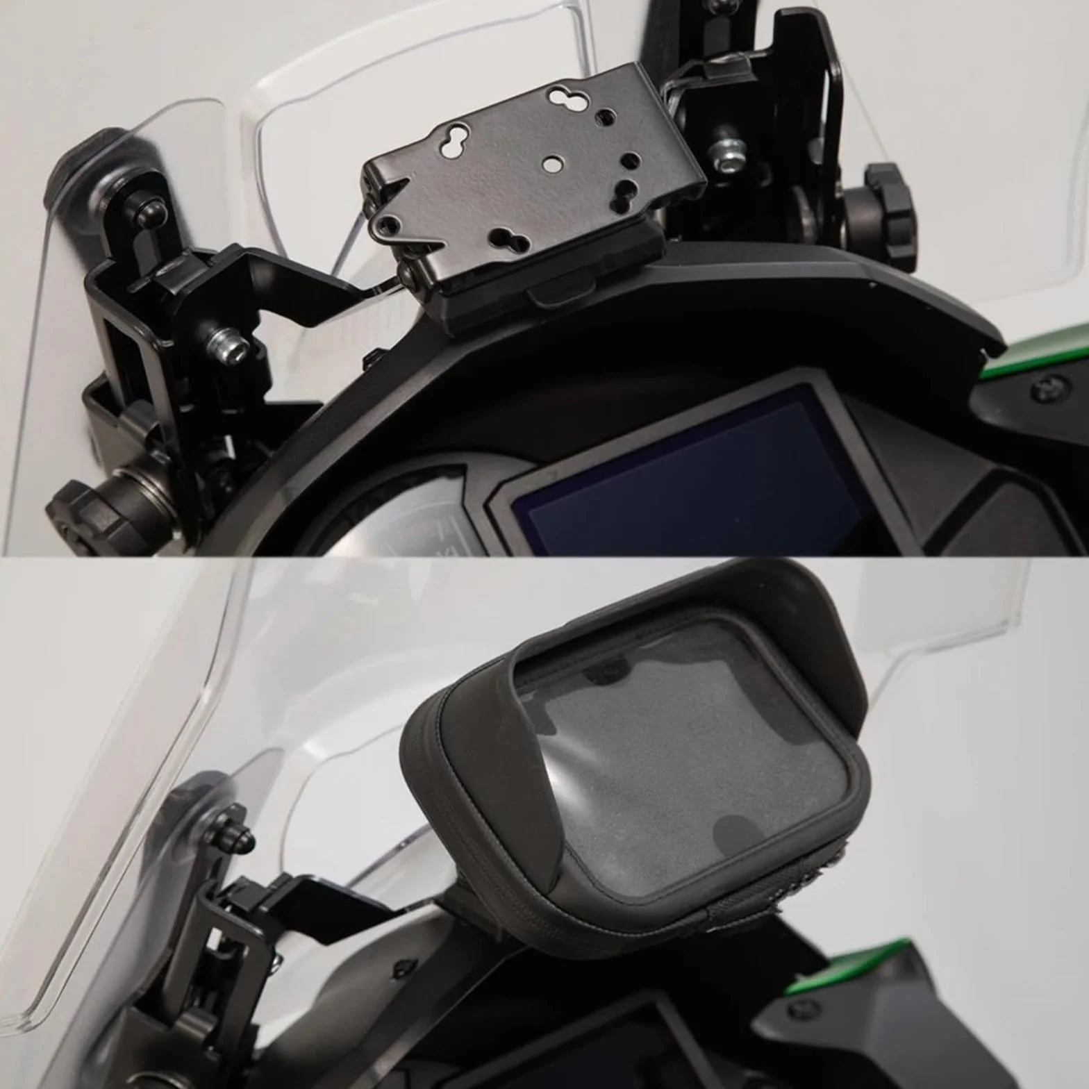 Motocyklowy uchwyt nawigacyjny GPS Pasuje do Kawasaki Versys 1000, akcesoria, uchwyt nawigacji GPS, 2018, 2019, 2020(BC)