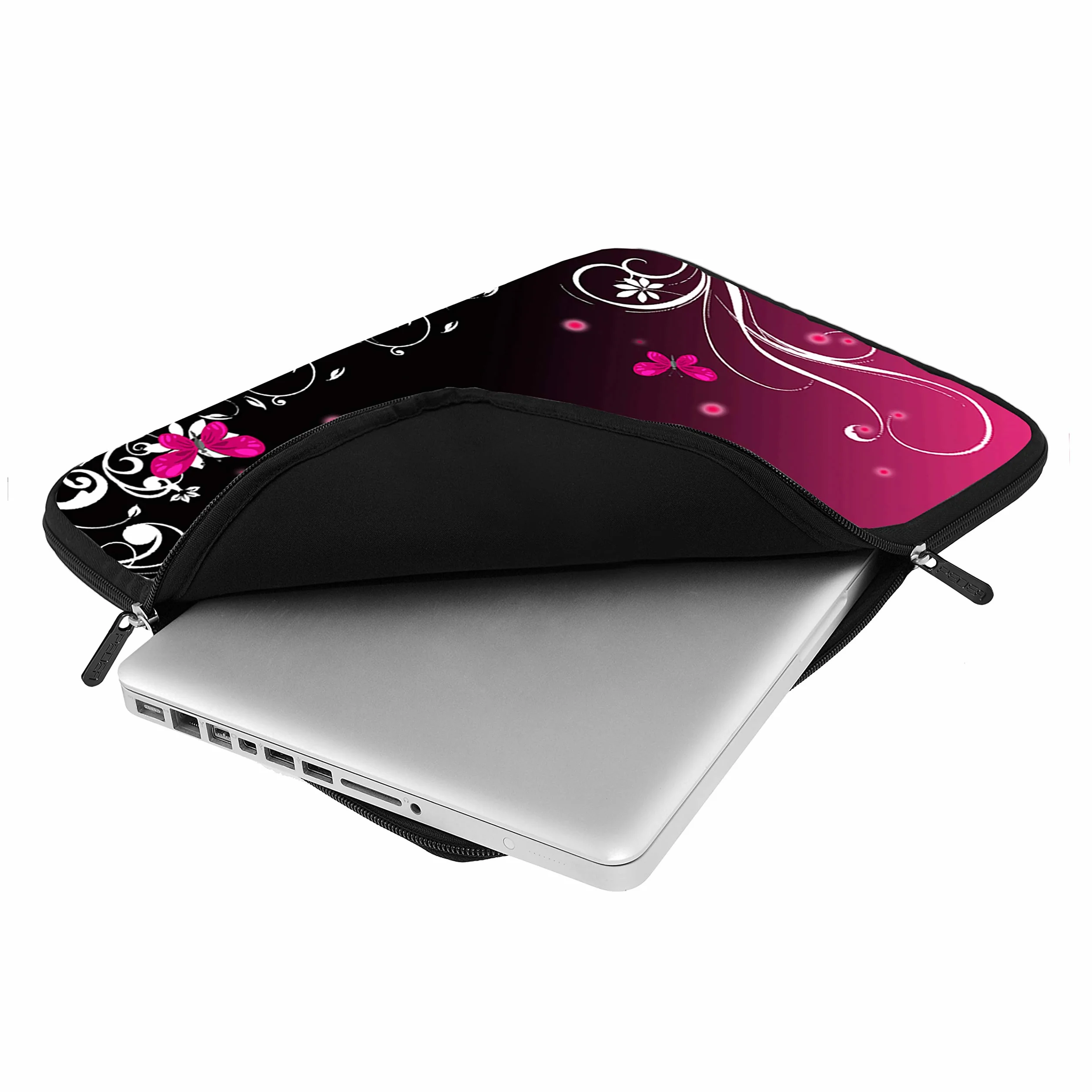 PEDEA Designerski pokrowiec ochronny na notebook do 17,3 cala (43,9 cm), motyl
