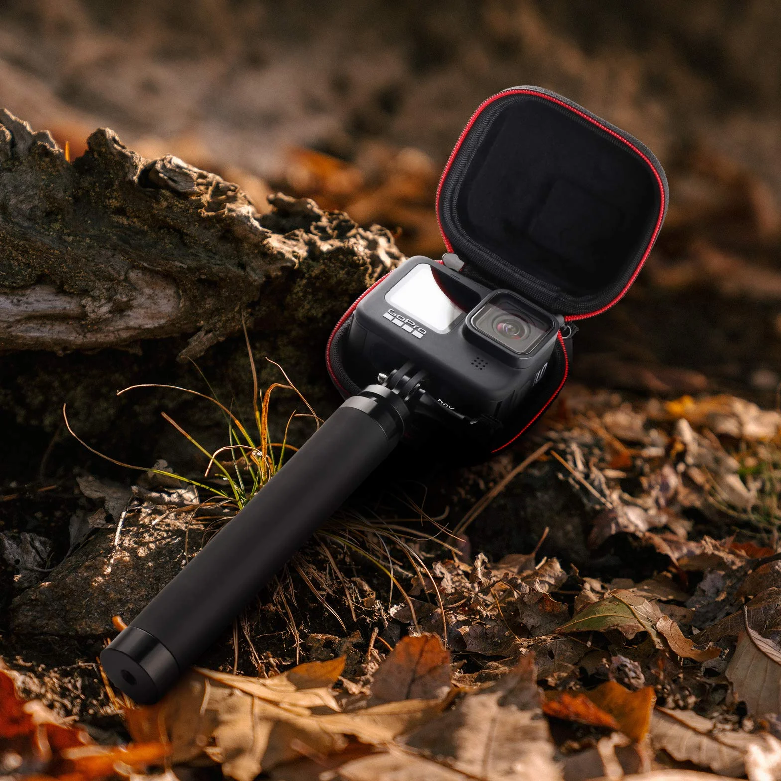 HSU Przenośna mini torba na kamerę akcji, rama, obudowę, torba kieszonkowa, kompatybilna z GoPro Hero, Max Osmo Action, dla GoPro Hero