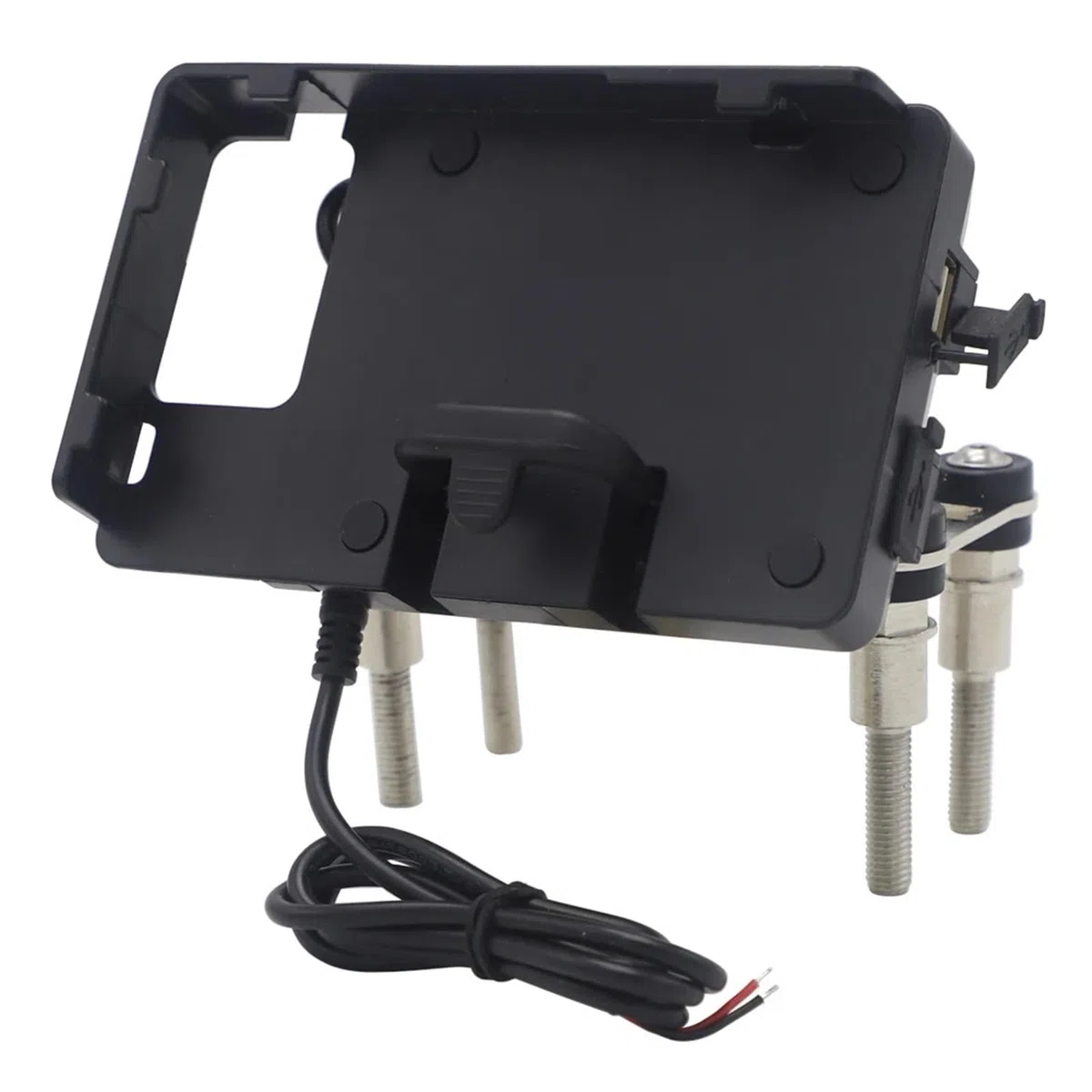 Uchwyt do nawigacji GPS Uchwyt na nawigację GPS motocyklową 12 mm z ładowaniem bezprzewodowym do telefonu, pasujący do BMW F750GS F850GS F800GS F700GS R1200R Motocyklowy uchwyt do nawigacji(C)