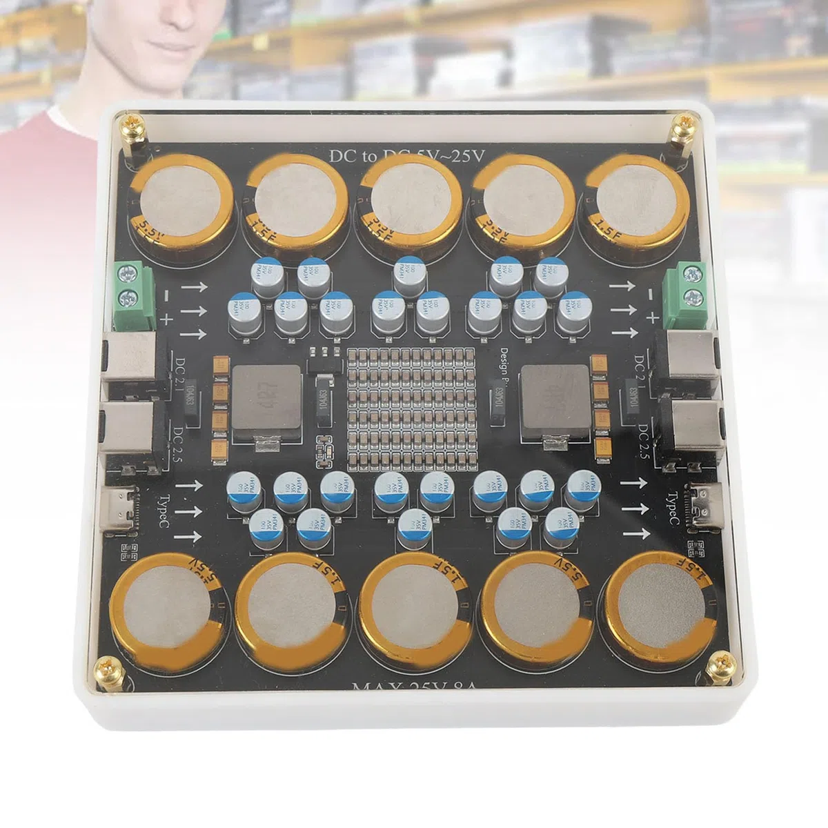 Generic 5V-25V 8A Procesor Elektryczny, Skuteczny Liniowy Procesor Zasilania dla Wzmacniacza DAC
