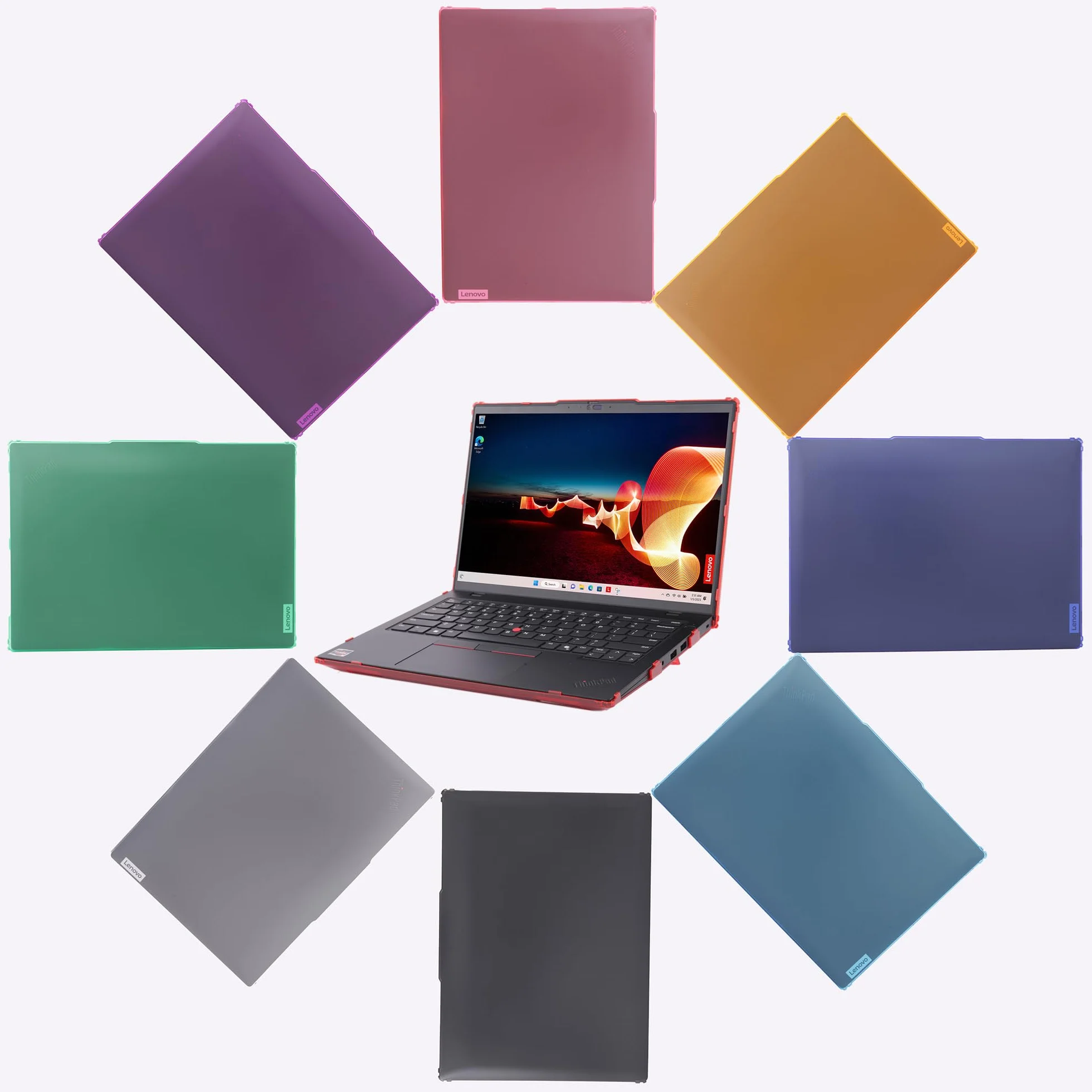 mCover Etui kompatybilne TYLKO do notebooków z systemem Windows 2024-2025 35.6 cm Lenovo ThinkPad L14 Gen 5 (NIE pasuje do innych modeli Lenovo), przezroczyste