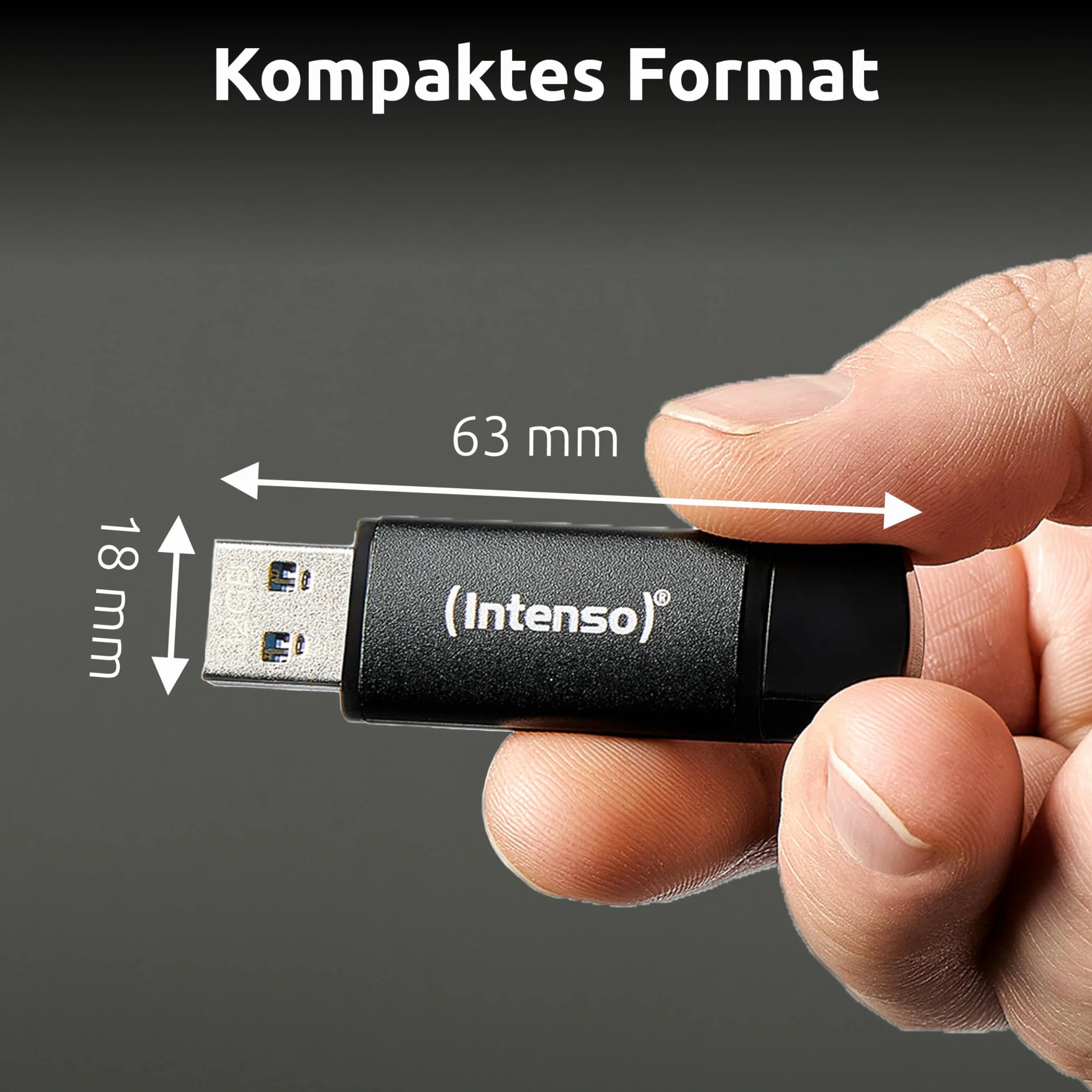 Intenso Flex Line pamięć USB, 128 GB – Dual USB 3.2 Gen 1 x 1 z USB-C i USB-A do smartfonów, tabletów, laptopów i PC, 70 MB/s, czarna