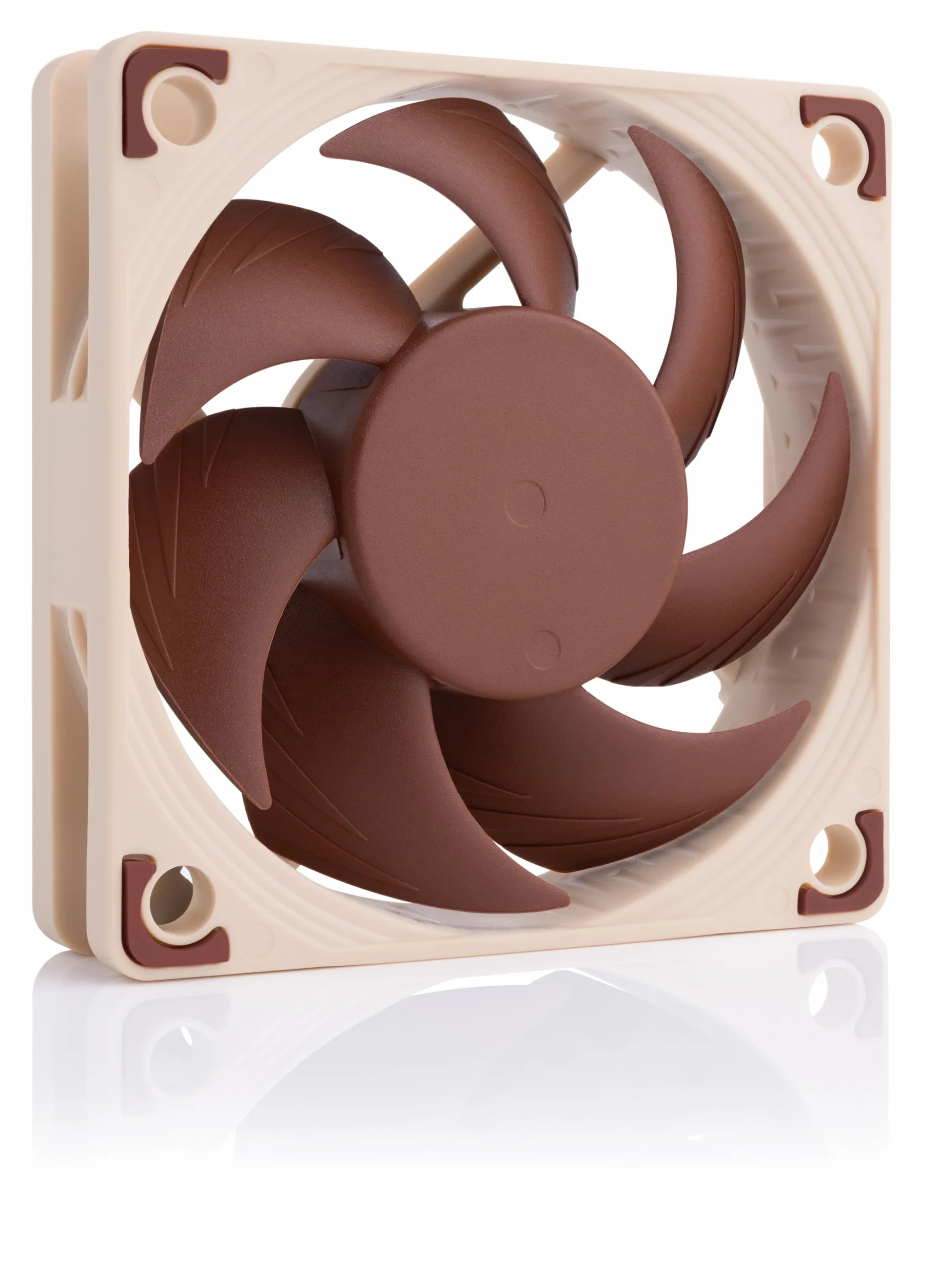 Noctua NF-A6x15 PWM, Cichy Wentylator Slim Klasy Premium, 4-Pinowy (60x15 mm, Brązowy)