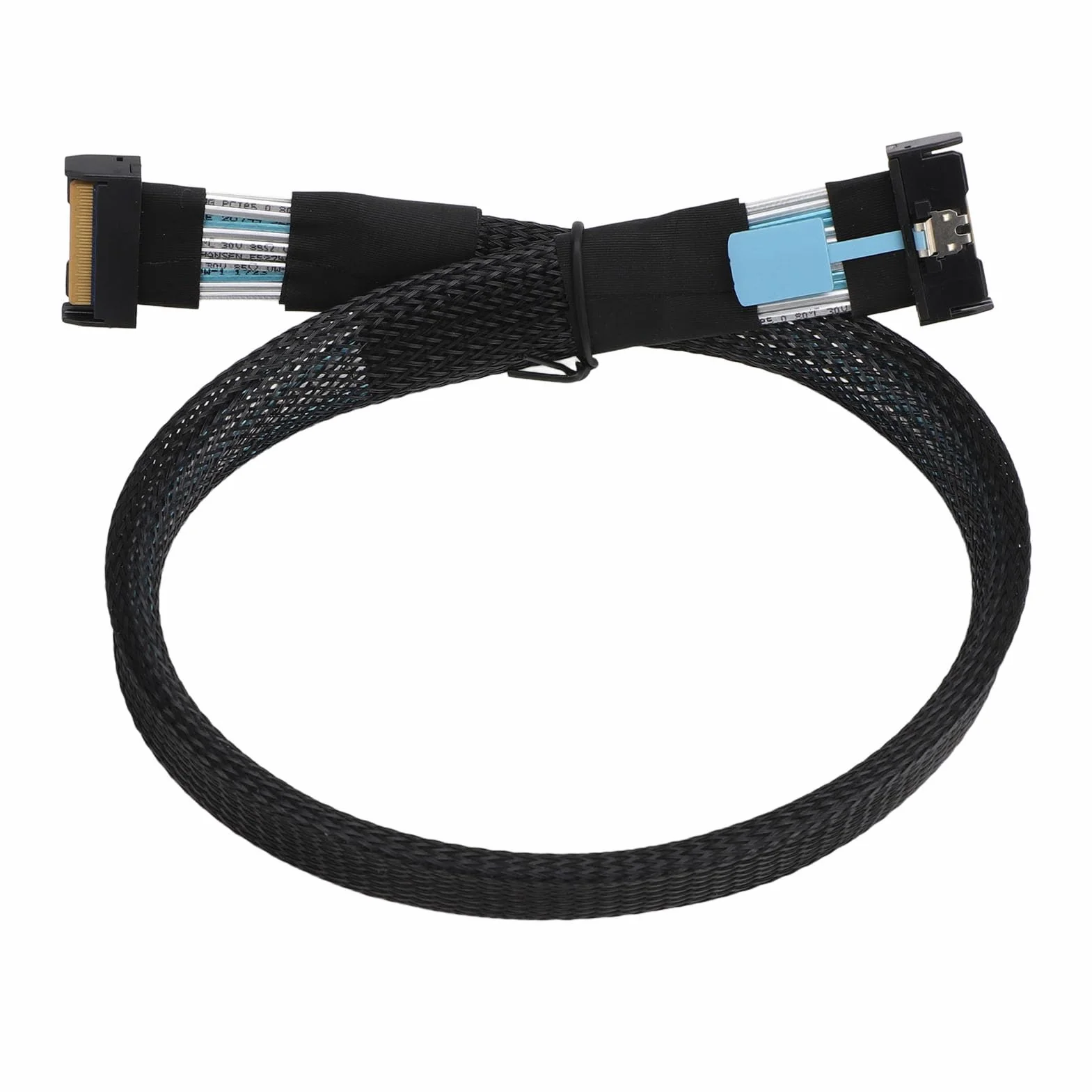 Kabel MCIO 8i do MCIO 8i, Profesjonalny Kabel PCIe 5.0 74Pin, High Speed ​​32 GT S, Danych, sieć, Telekomunikacja, SAS, PCIe, Ethernet, Kabel MCIO X8 do MCIO X8 do Serwerów,