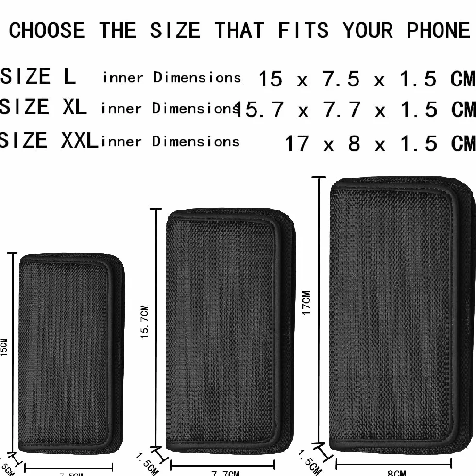 FYISWHO Pokrowiec na pasek uniwersalny, etui na telefon komórkowy do iPhone 15 14 13 12 11 X Xs Xr Max Pro Plus 7 8 6 5 4, Samsung Galaxy s24 S23 S22 S21 S20