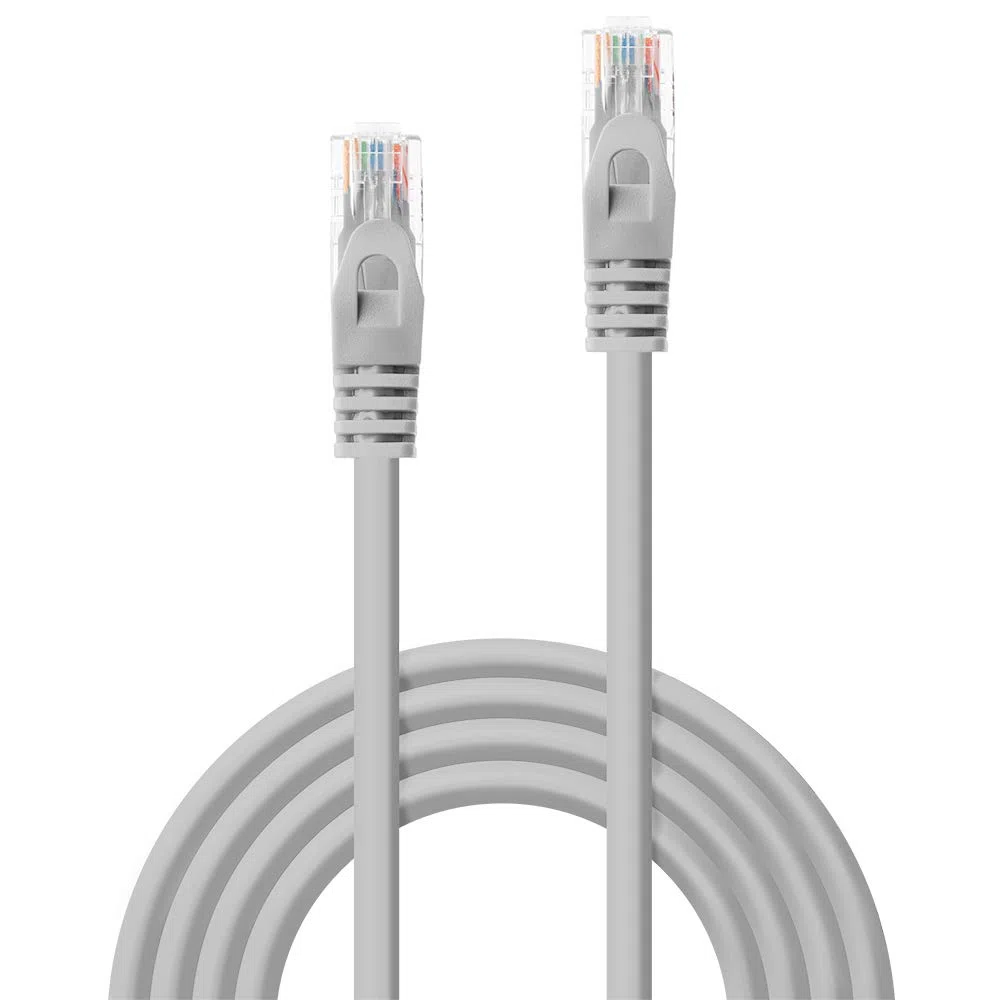 LINDY 48367 10 m Cat.5e U/UTP kabel sieciowy, szary