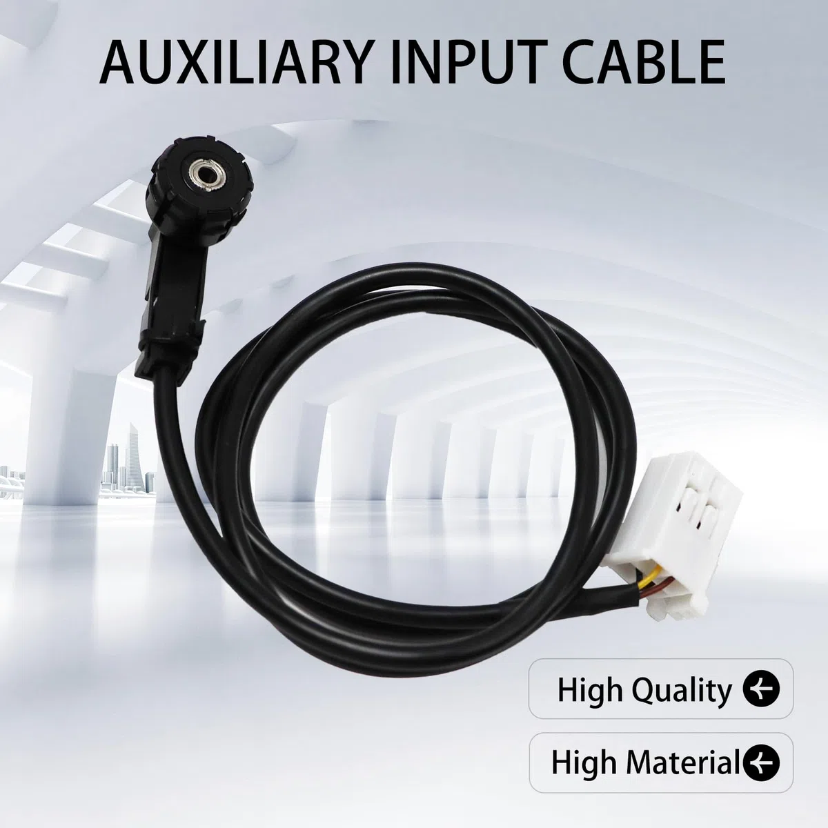 Kabel wejściowy do radia Aux do klasy C W203 S203 CL203 CLK W209 C209 A209 Aux wejście radiowe kabel wiązka przewodów A2034401808