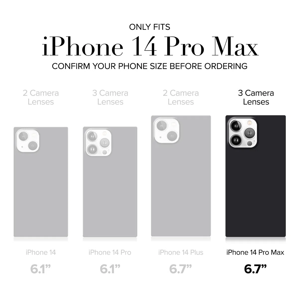 Flaunt Kwadratowe etui ochronne, kompatybilne z iPhone 14 Pro Max, kompatybilne z MagSafe i bezprzewodowym ładowaniem, testowane upadkowo i odporne na wstrząsy, oficjalne kwadratowe etui na telefon