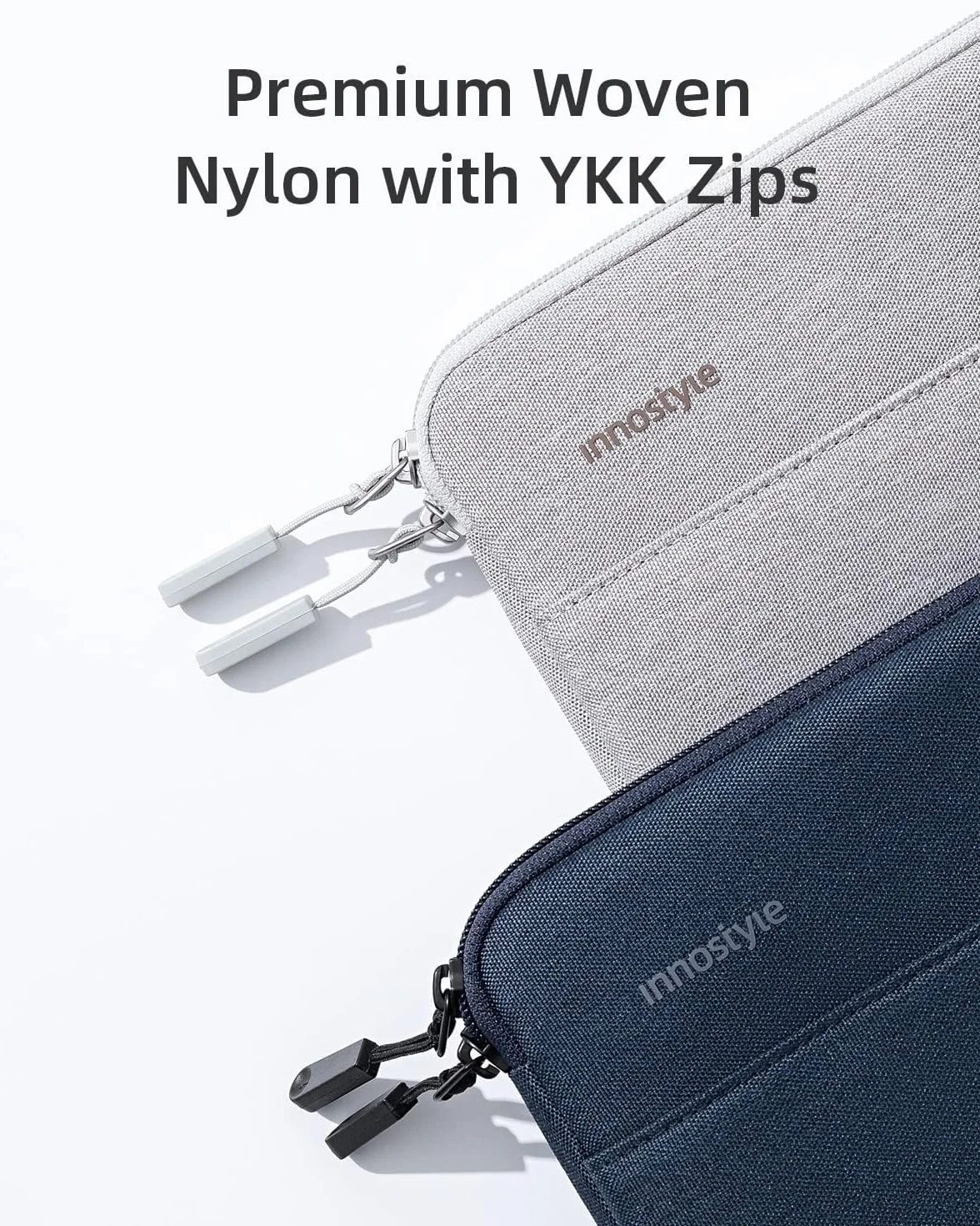 INNOSTYLE Torba Na Laptopa 13 cali, Wodoodporna, Lekka, Wytrzymała, OmniProtect Slim Szara, Kompatybilna z MacBook Pro/Air, HP ProBook, Dell Inspiron, Yoga, ASUS, Idealna do Pracy i Podróży
