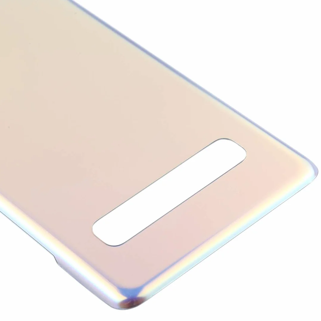 Zamienna tylna obudowa telefonu komórkowego do Galaxy S10 5G SM-G977B / SM-G977U / SM-G977N tylna obudowa baterii (srebrna) część naprawcza