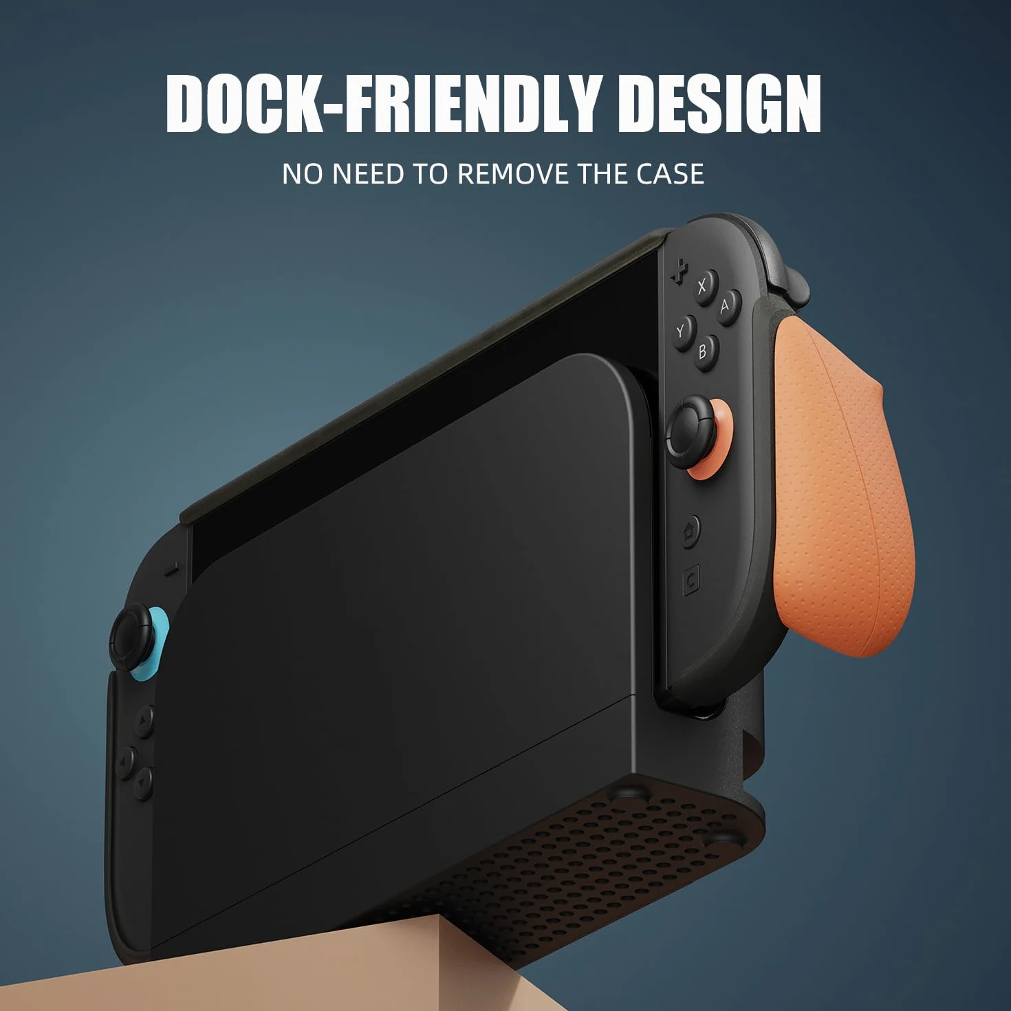Savage Raven by Skull & Co. GripCase Bundle for Nintendo Switch 2: Dockable Soft Protective Case with Replaceable Grips [to fit All Hands Sizes], with Hard Shell Huge Storage Carrying Case, Black