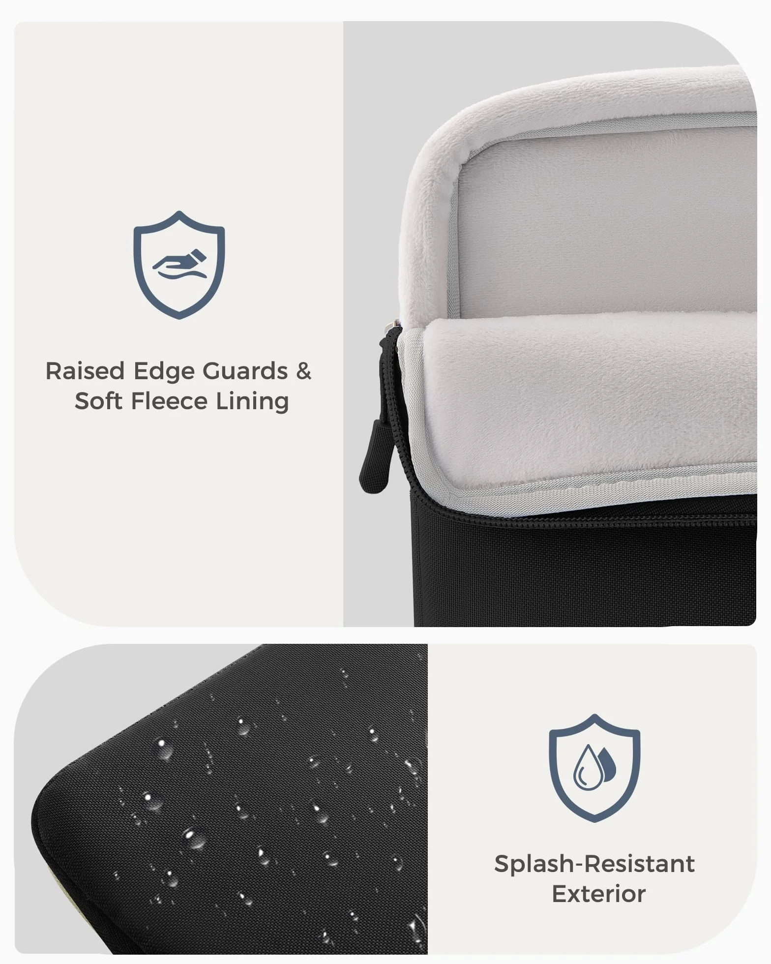 ProCase Pokrowiec na laptopa 33.0 cm do MacBook Neo/Air/Pro 33.0-34.5 cm z A18/M5/M4/M3/M2/M1 Chip 2026-2016, obudowa komputerowa kompatybilna również z 33.0 cm HP Dell, ASUS, Lenovo, Acer Chromebook