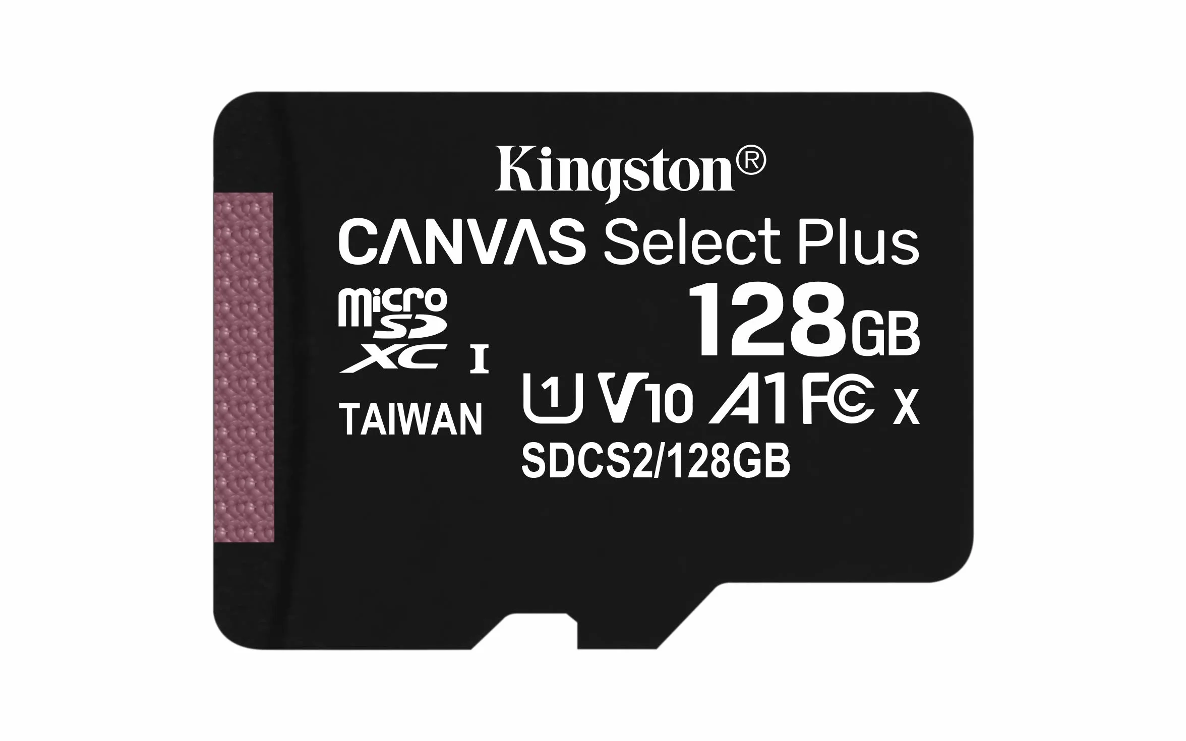 Kingston Canvas Select Plus SDCS2/128GBSP Karta Pamięci MicroSD, 128GB, Czarny