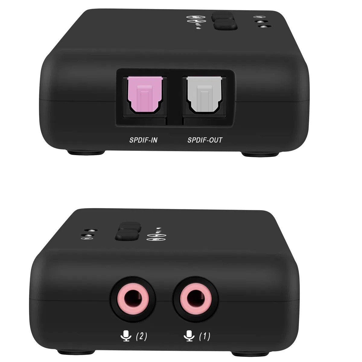 LEAGY Zewnętrzna karta dźwiękowa USB 7.1, 8-kanałowa, 7,1-kanałowa skrzynka dźwiękowa USB, do 8 głośników, dynamiczny dźwięk przestrzenny 3D, jednoczesne nagrywanie i odtwarzanie, analogowy i cyfrowy