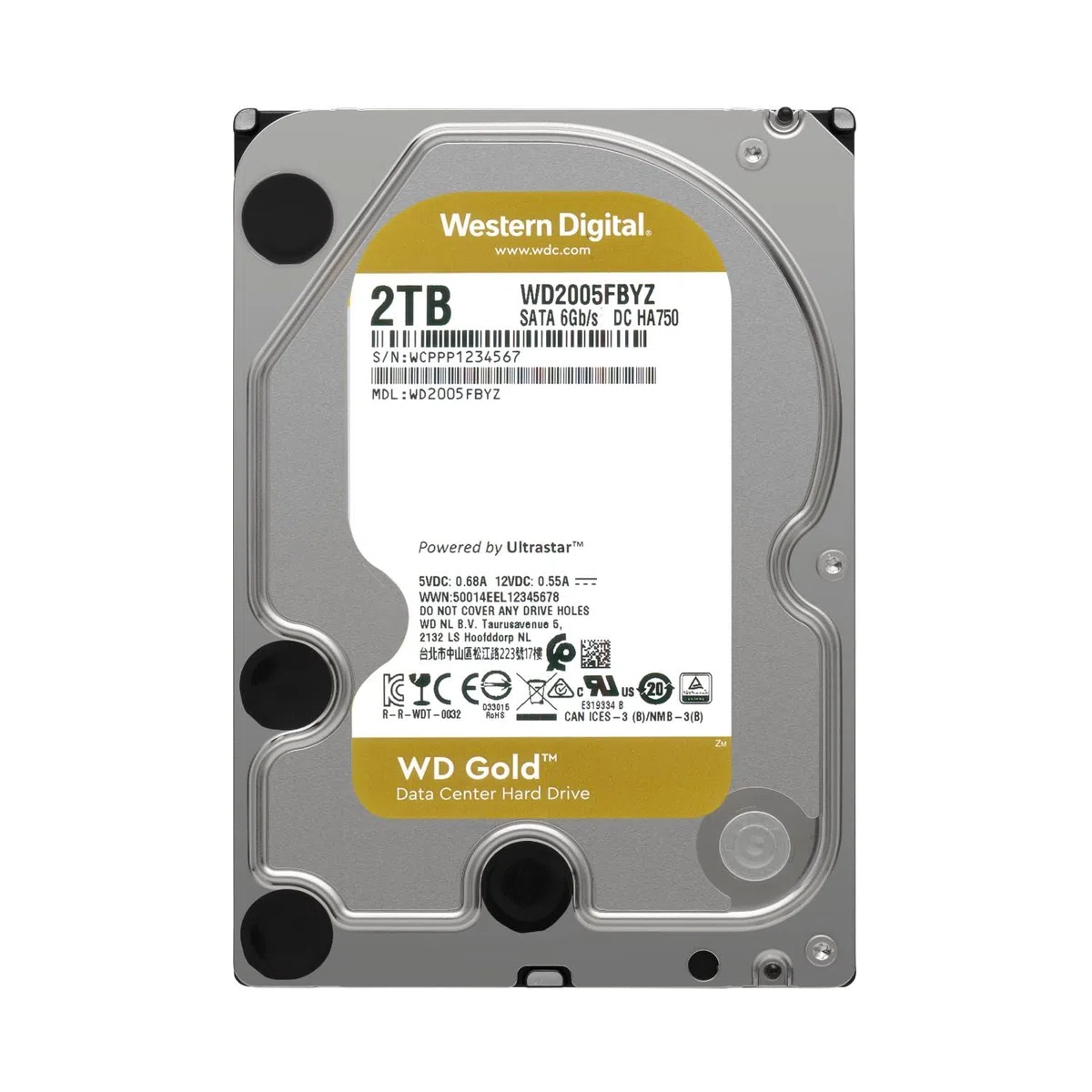 Western Digital Gold WD2005FBYZ, Dysk HDD, 2TB