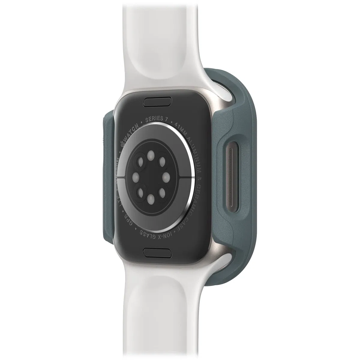 LifeProof etui na zegarek Apple Watch Series 8/7 41mm, Odporny na upadki, futerał ochronny do zegarka Apple Watch, chroni wyświetlacz i krawędzie, Wykonane z Odnawialnego Plastiku, Szare