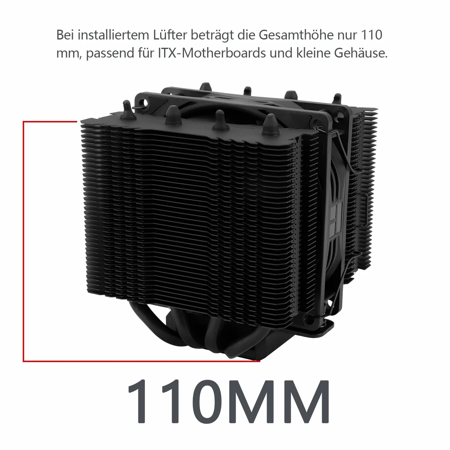 Thermalright Peerless Assassin 90 SE chłodnica powietrza CPU, wentylator procesora o wysokości 110 mm, grzejnik komputerowy, do AMD:AM4 AM5/Intel LGA 1851/1700/115X/1200(PA90SE, czarny)