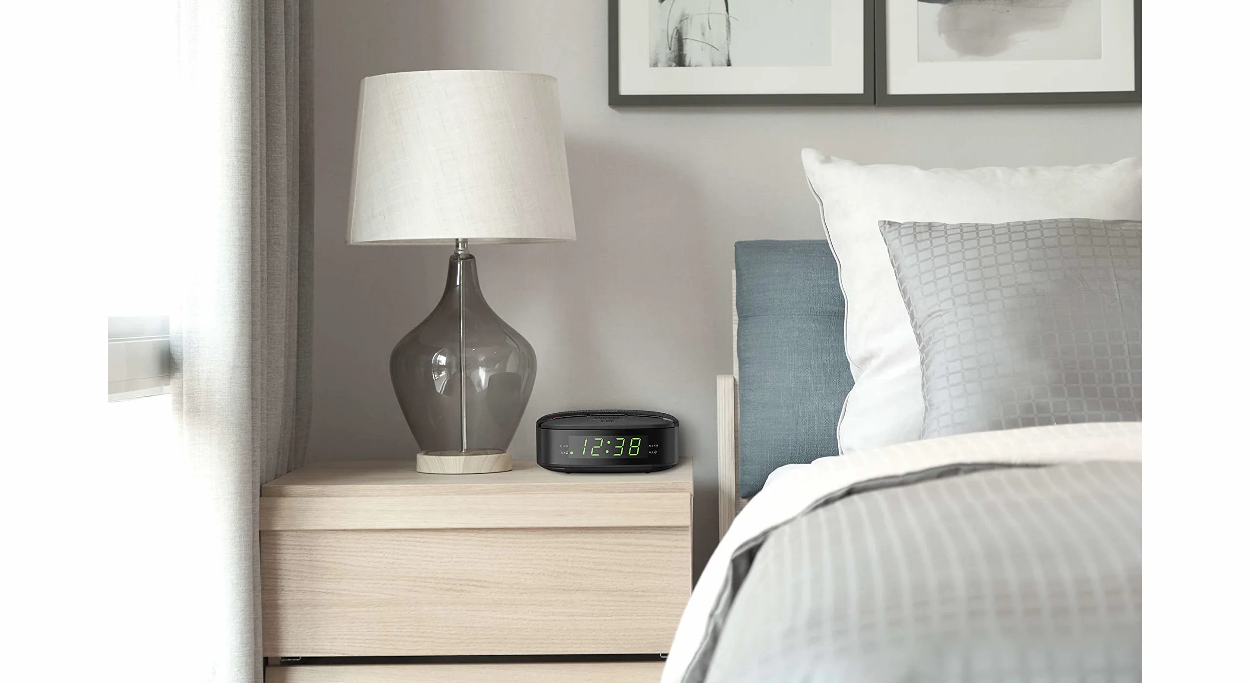 Philips Audio Radiobudzik FM (podwójny alarm, funkcja uśpienia, kompaktowa konstrukcja, radio cyfrowe FM, zabezpieczenie baterii) - 2020/2021 model TAR3205/12