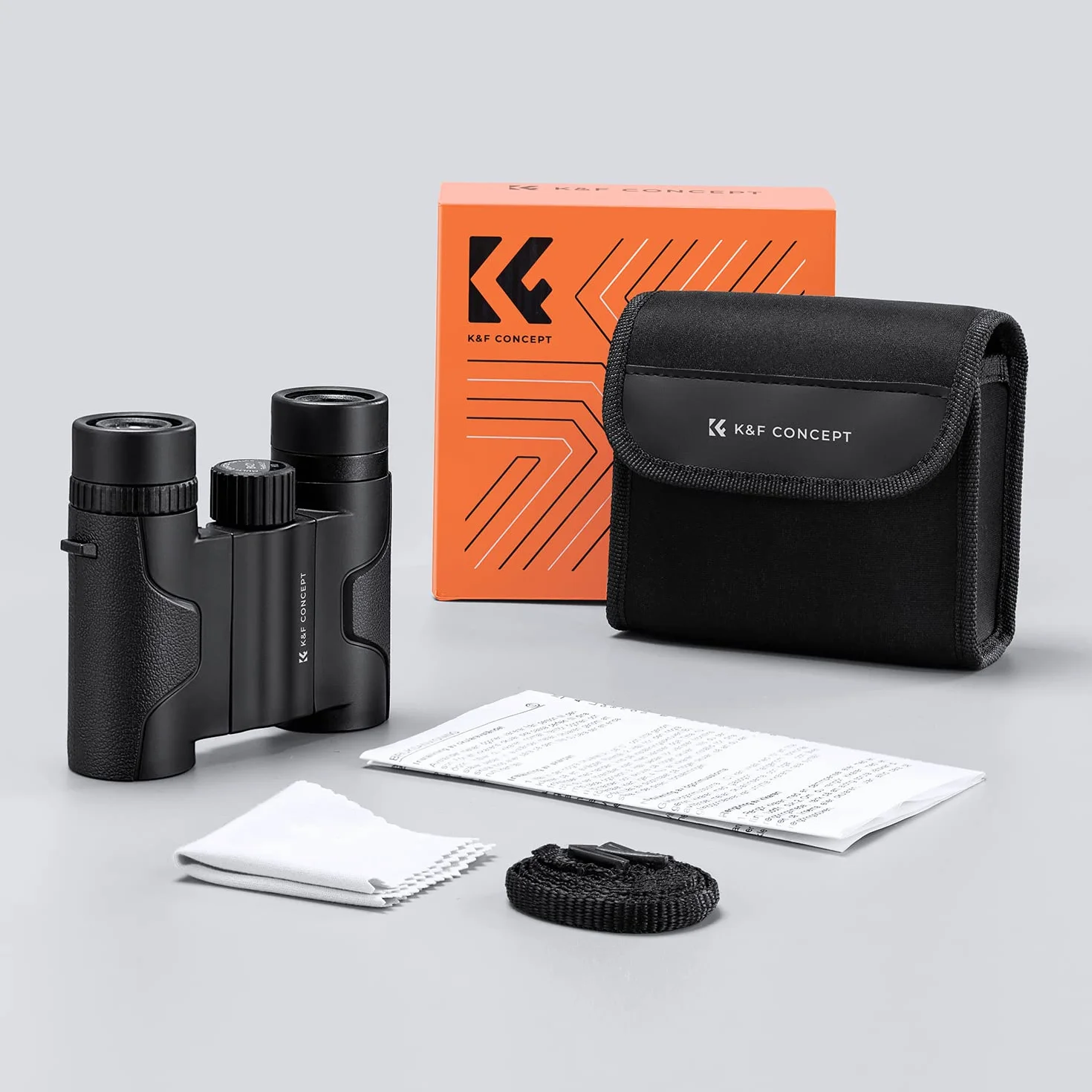 K&F Concept 8 x 21 kompaktowa lornetka dla dorosłych, BAK4 Prism + FMC Broadband Green Film do obserwacji ptaków, przygód na świeżym powietrzu, pokazów i koncertów