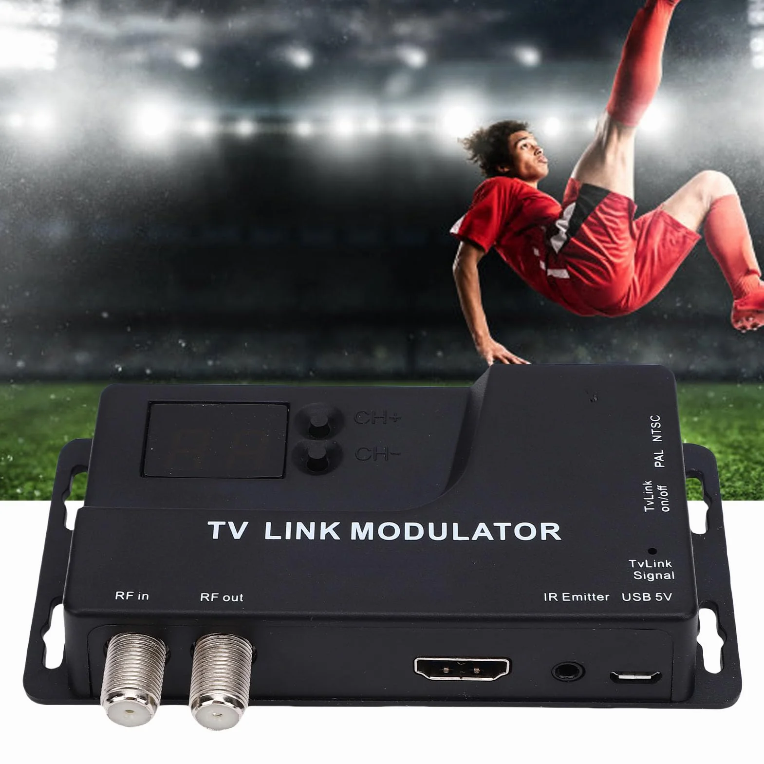 Zunate Modulator HDMI na RF Konwerter Koncentryczny 1080P 471,25-885,25 MHz PAL NTSC