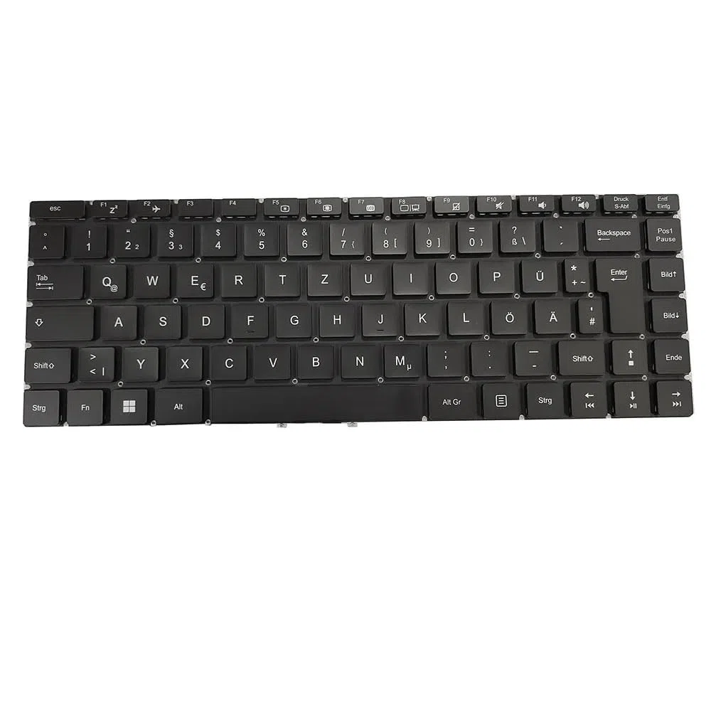 Klawiatura do laptopa MEDION AKOYA S6446 MD63420 MD63460 MD63430 Niemiecka GR Czarna/Szara(Gray)