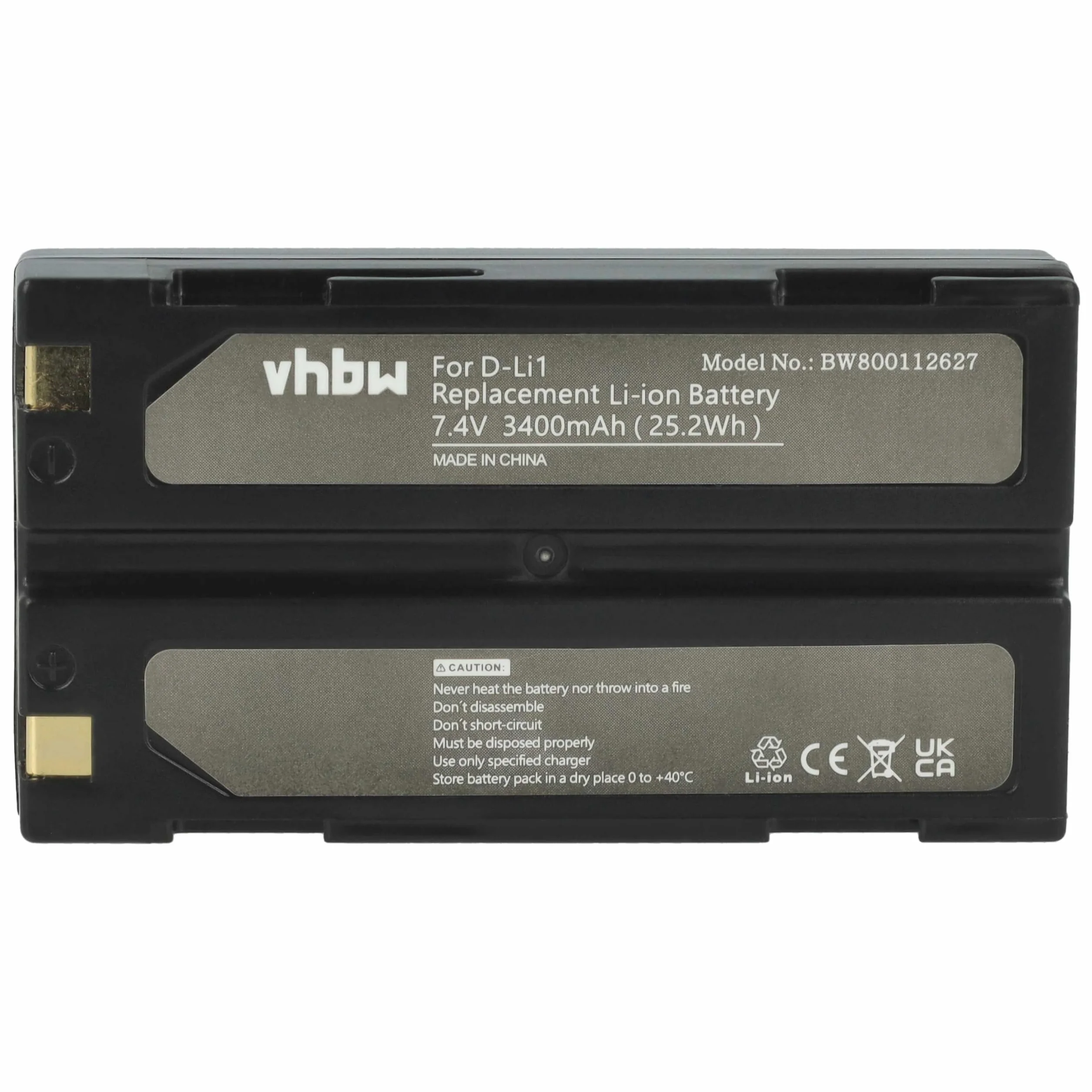 vhbw Akumulator kompatybilny z Spectra Precision SP80 GNSS, SP60 GNSS (3400 mAh 7,4 V litowo-jonowy)