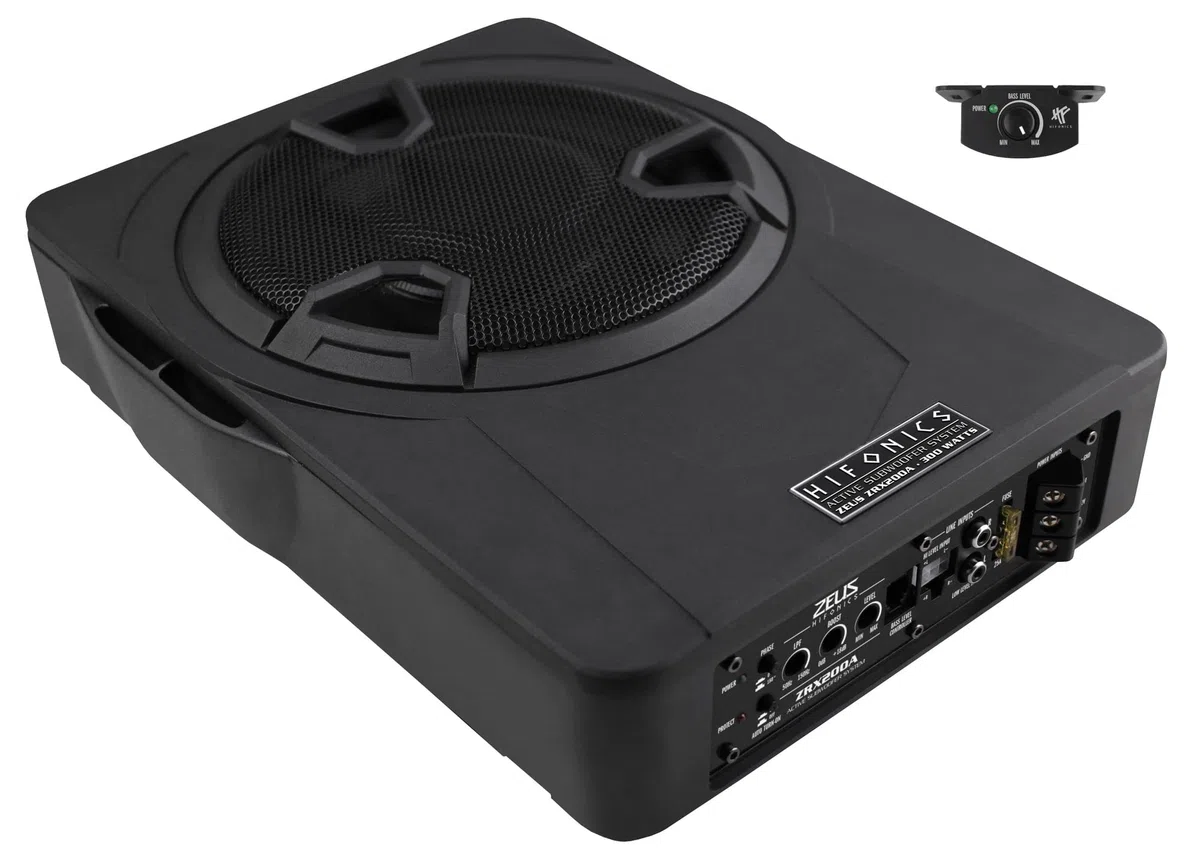 Hifonics ZRX200A | 20 cm aktywny pojedynczy bas reflex subwoofer