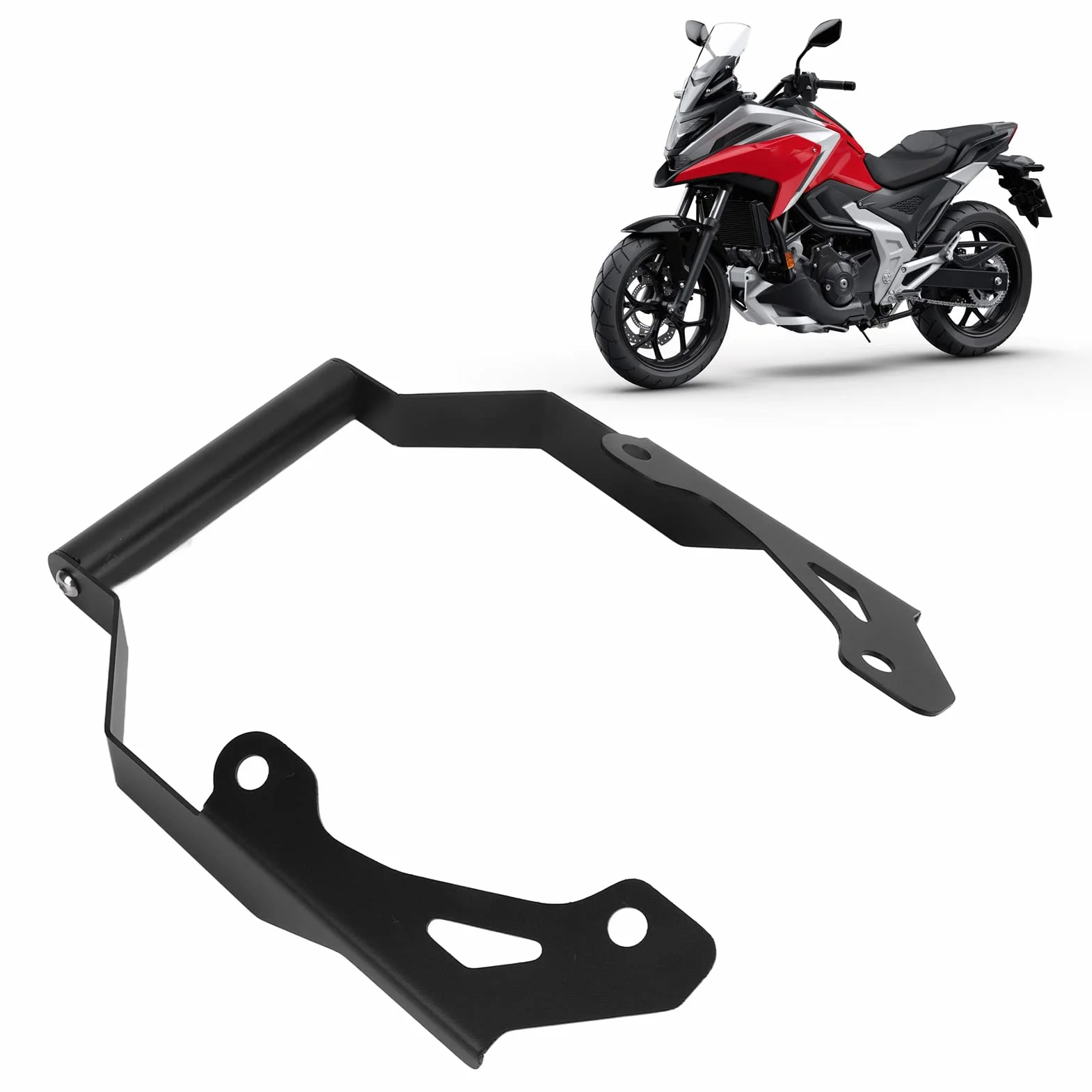 Uchwyt Nawigacyjny Motocykla, Uchwyt Nawigacyjny Motocykla Wymiana Uchwytu Telefonu ze Stopu Aluminium dla NC750X NC750 XAM NC750X DCT 2021 +