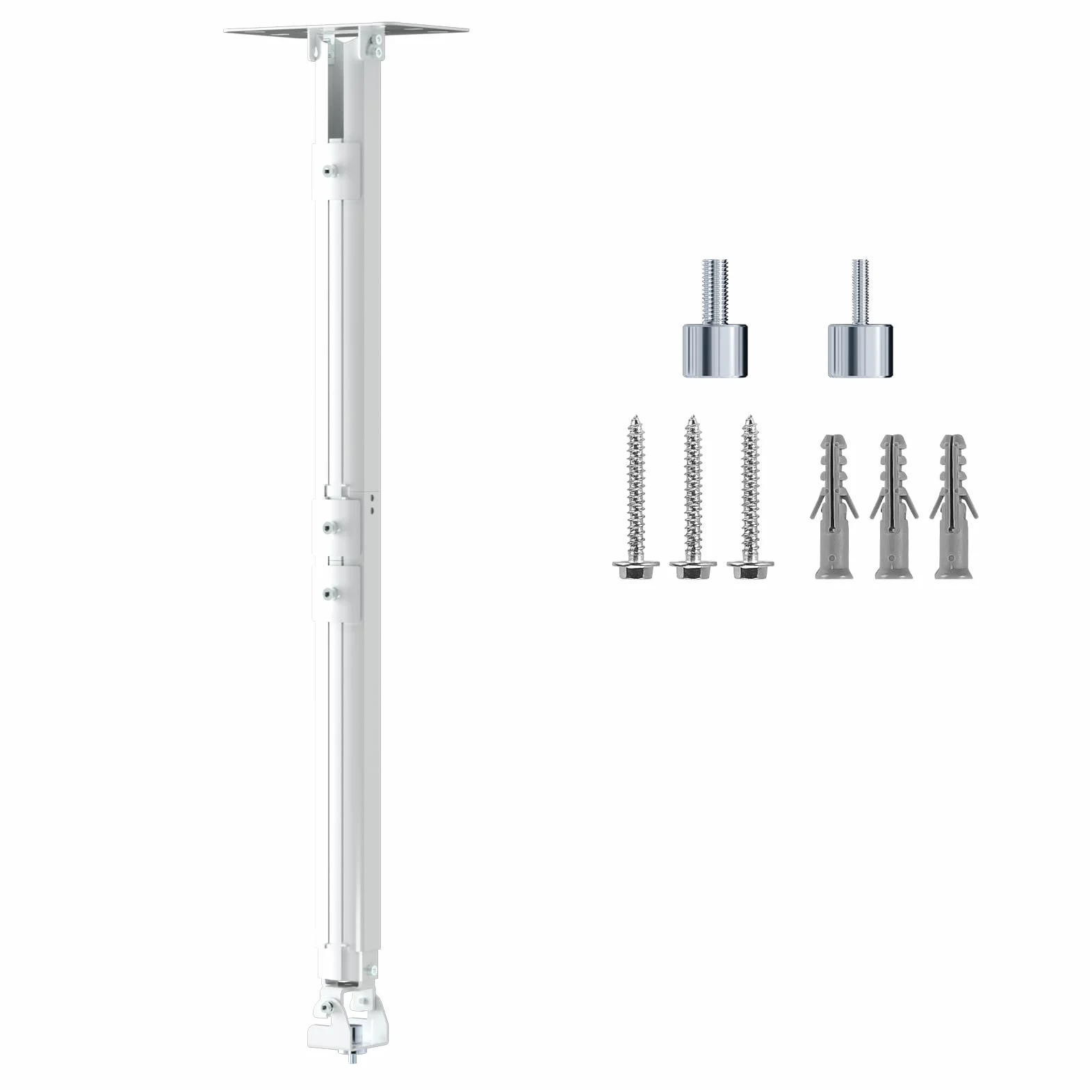 Suptek Przedłużony mini projektor 125 cm uchwyt sufitowy regulowany ścienny z adapterami gwintowanymi PR05LMINIW