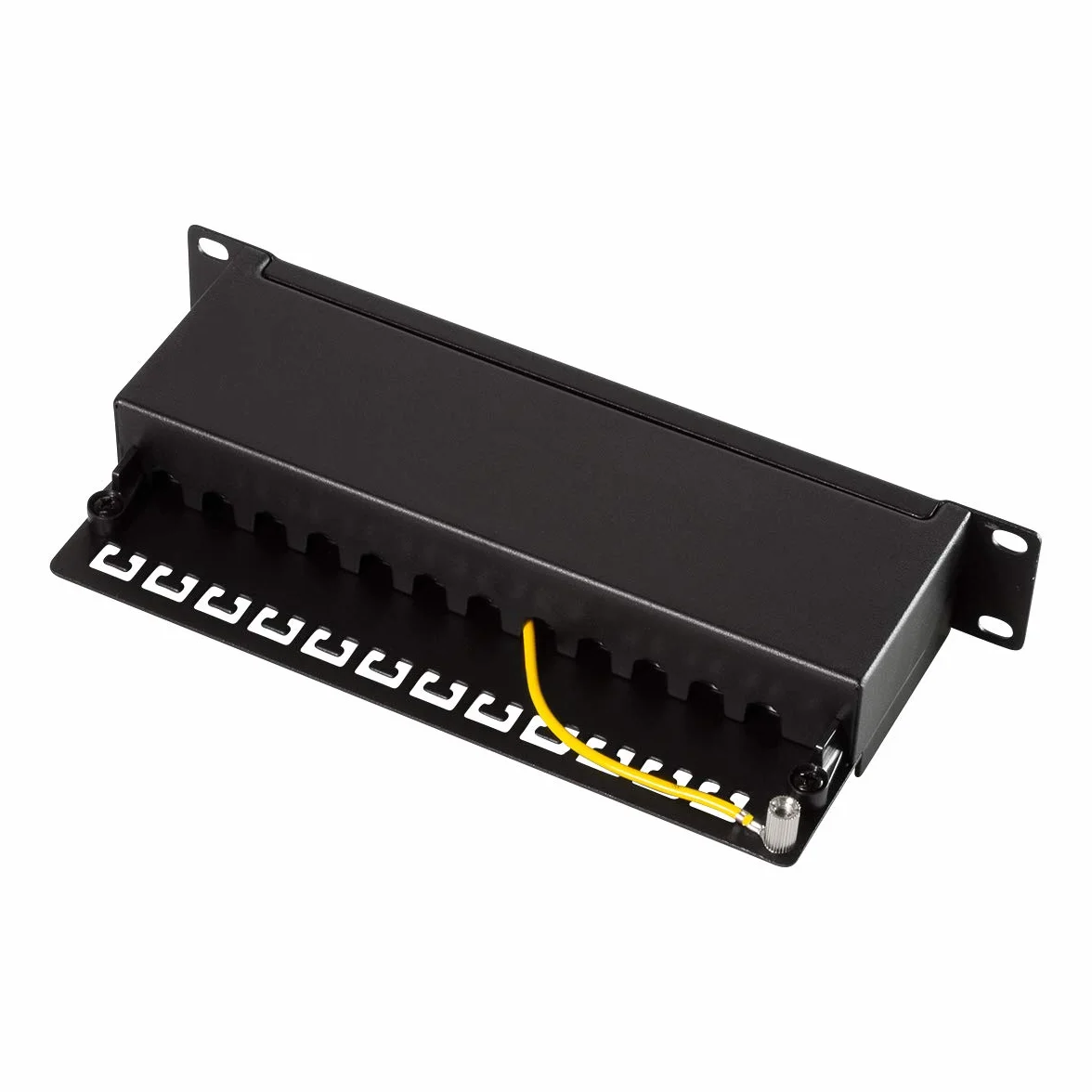 LogiLink Professional Cat.6 (250 MHz) panel krosowy - panel rozdzielczy, 10", STP (ekranowany) 12-portowy (RJ45)