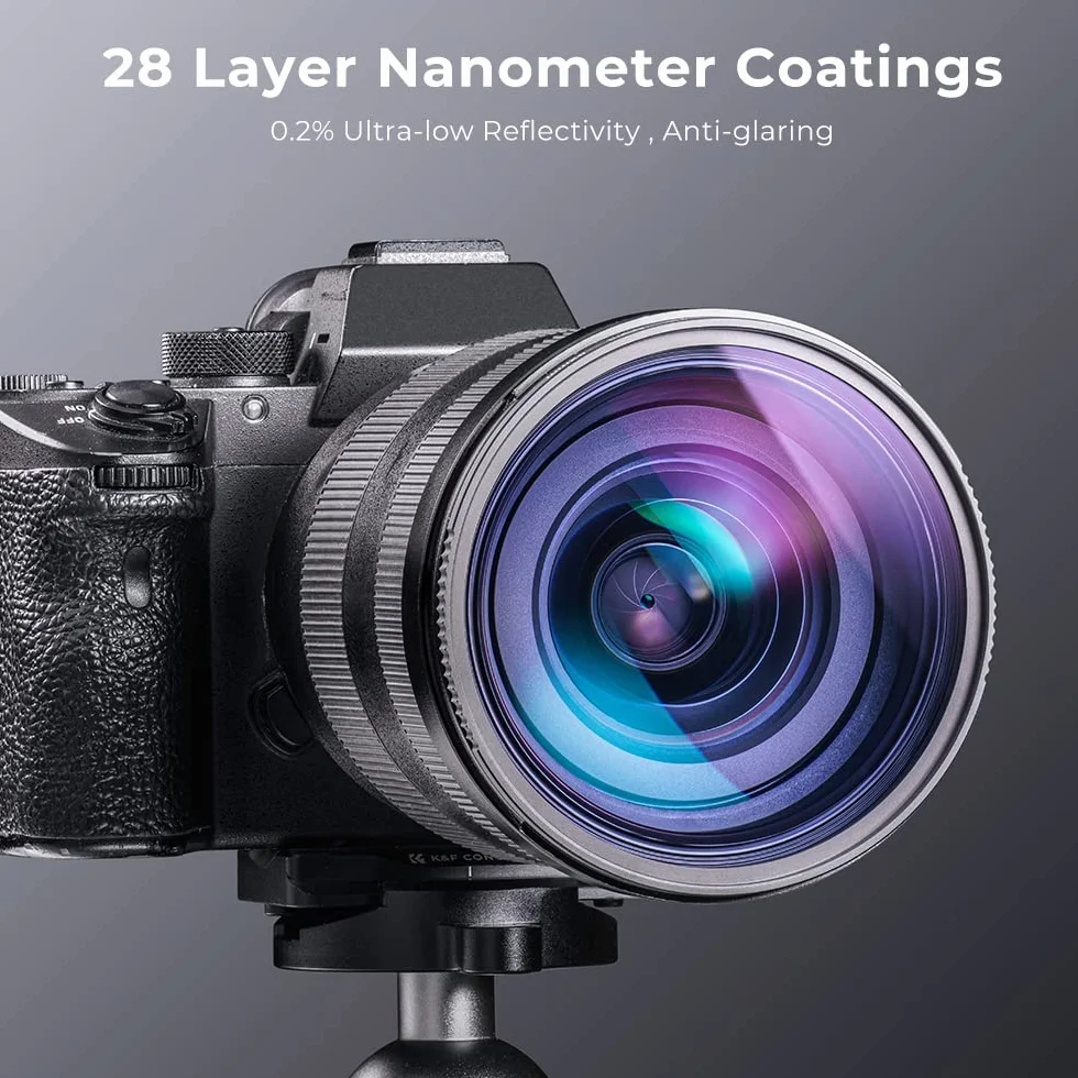 K&F Concept 67 mm Naturalny Filtr Nocny do Fotografii Nocnej Nieba / Gwiazdy Astrofotografii, Szkło Optyczne Dwustronny (Seria Nano-X)