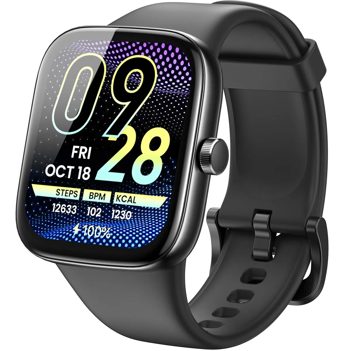 TOZO S7 Smartwatch Bluetooth Call 1,85-calowy ekran dotykowy AMOLED Ultra HD, dynamiczne wybieranie wiadomości, ponad 100 trybów sportowych, wykrywanie zdrowia ludzkiego z długą baterią