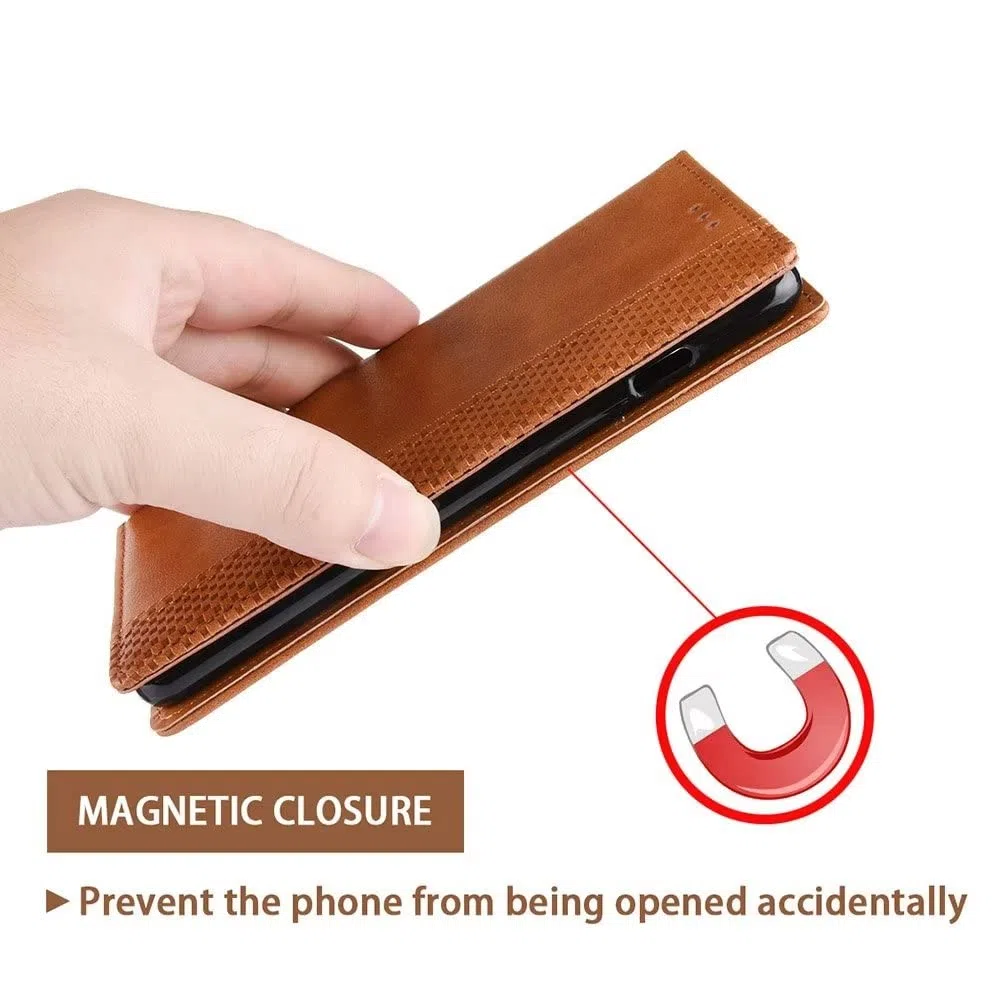 EASSGU Etui na telefon NothingPhone (1) / NothingPhone 1 (16,64 cm) z klapką, etui typu folio ze skóry PU, magnetyczne przełączanie, etui z [3 przegrodami na karty] [1 portfelem], etui stojące – kolor