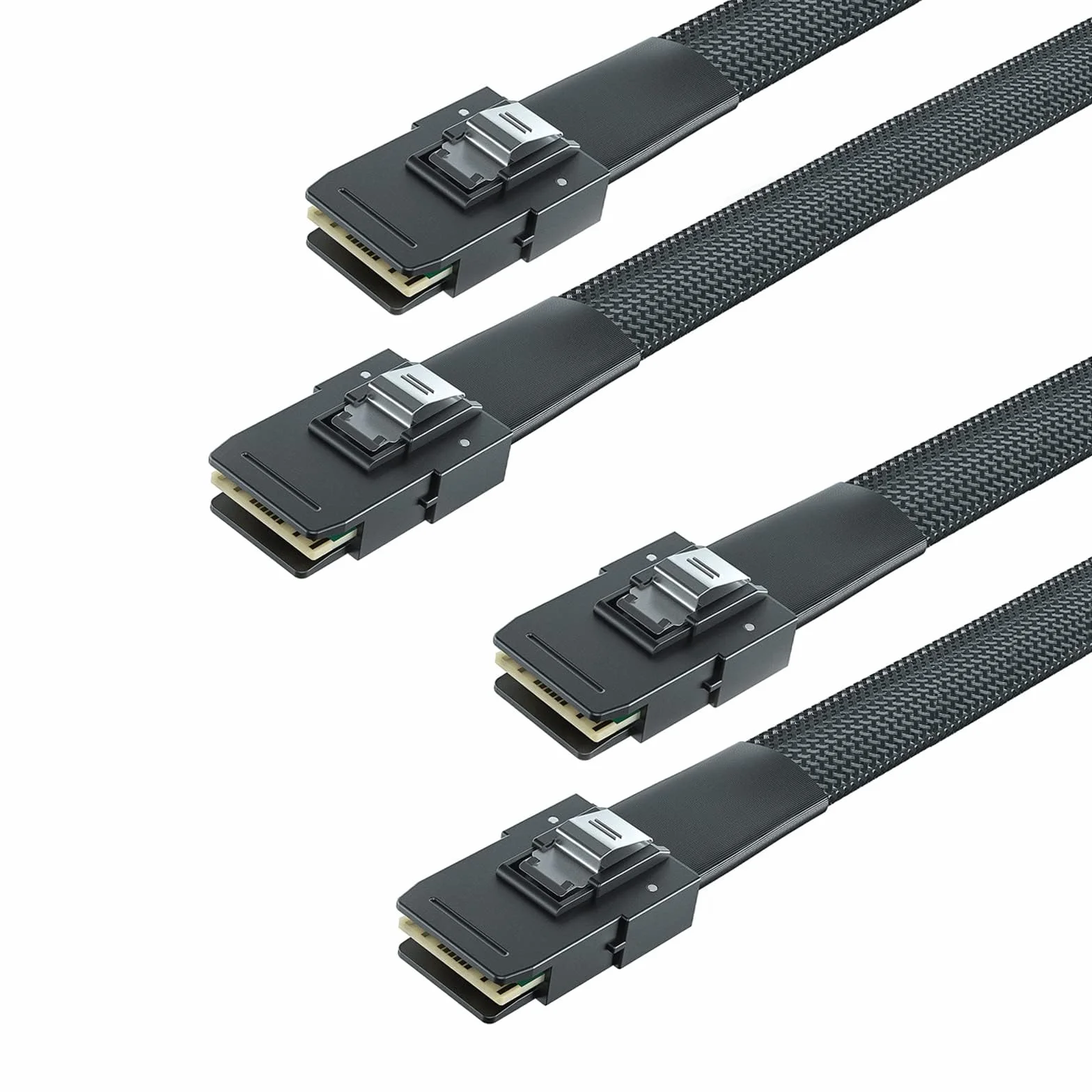 [2 sztuki] 10Gtek® wewnętrzny mini SAS SFF-8087 do SFF-8087 kabel, 1-metr (3,3 stóp), cienki, elastyczny